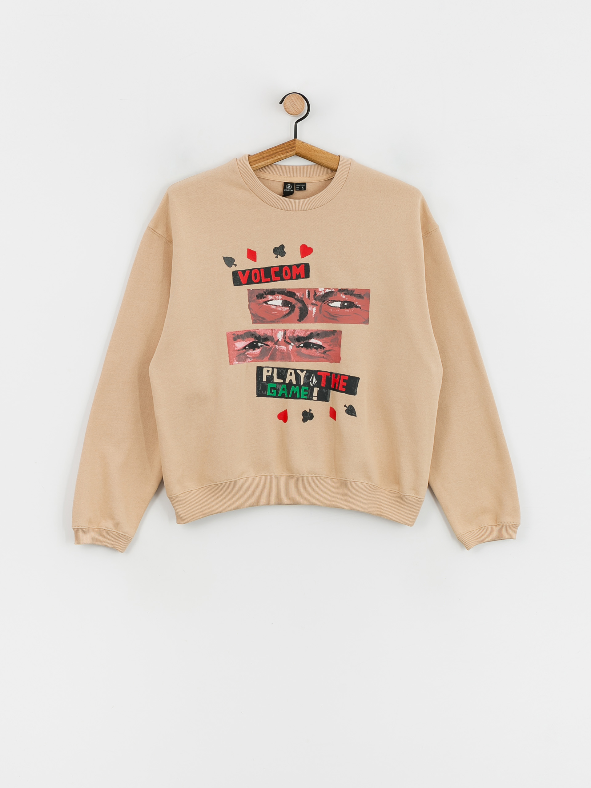 Світшот Volcom Play The Crew Wmn (khaki)