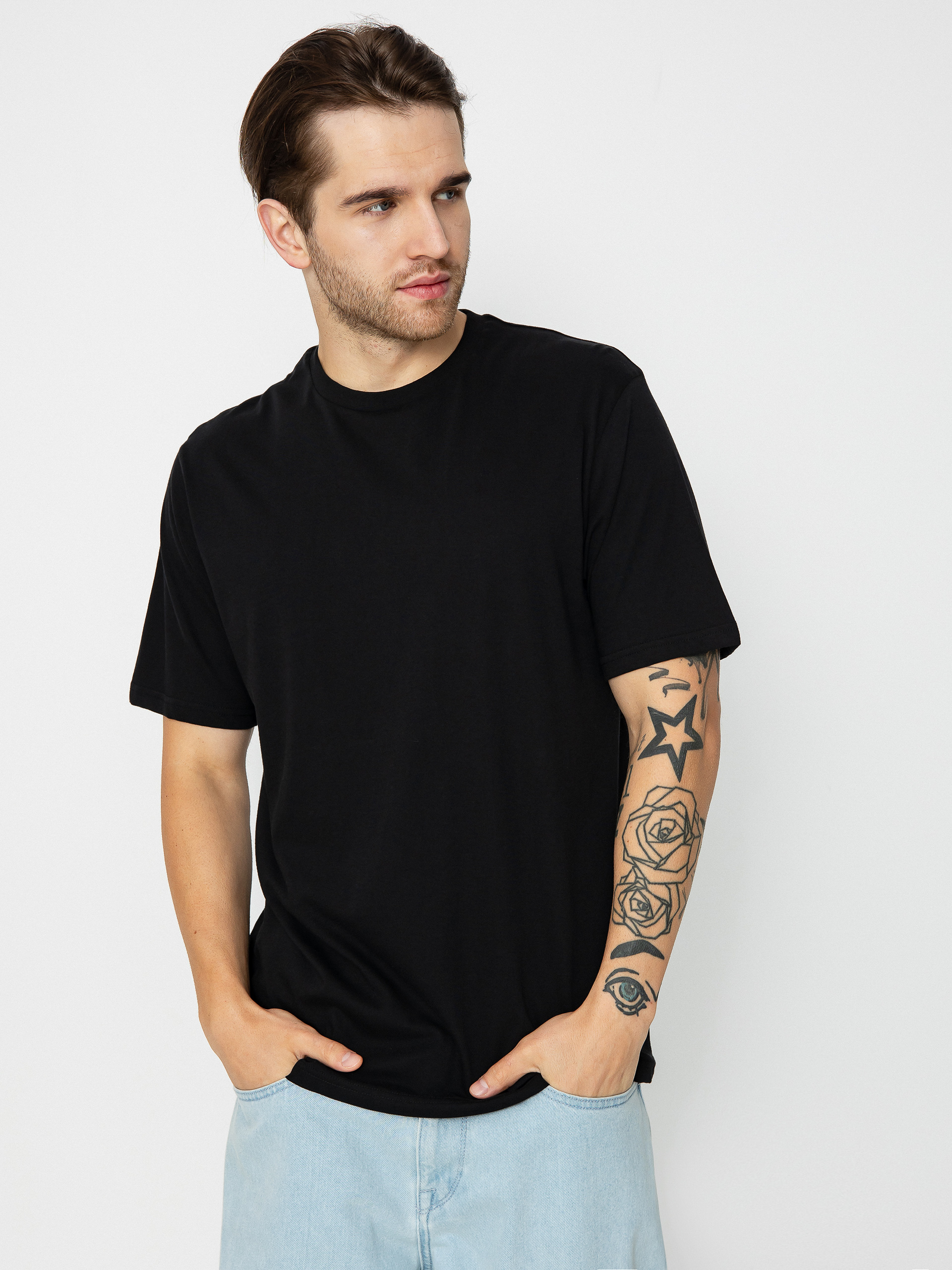 u0424u0443u0442u0431u043eu043bu043au0430 Carhartt WIP Standard Crew Neck 2-pack (black black)