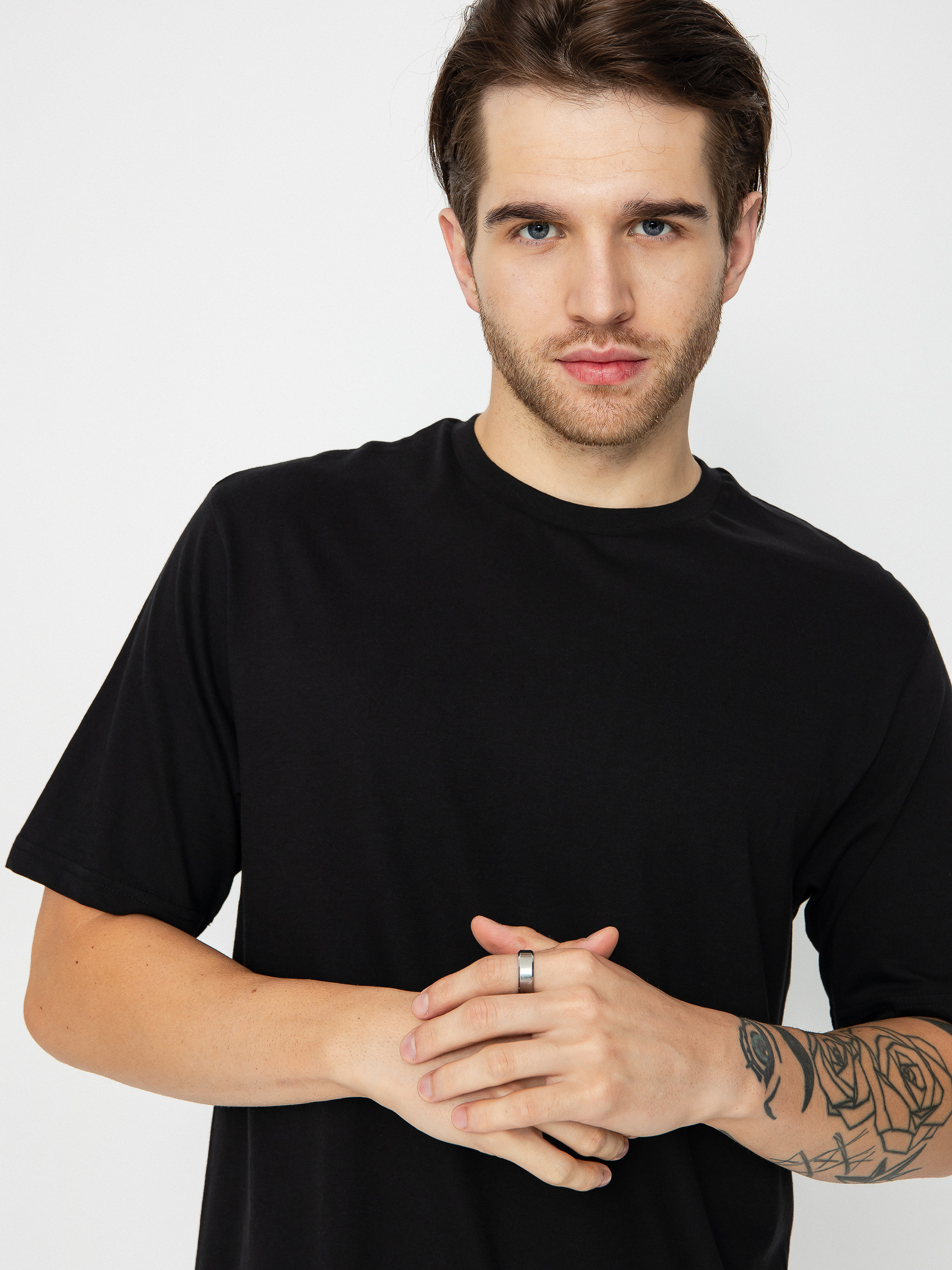 Футболка Carhartt WIP Standard Crew Neck 2-pack (black black)