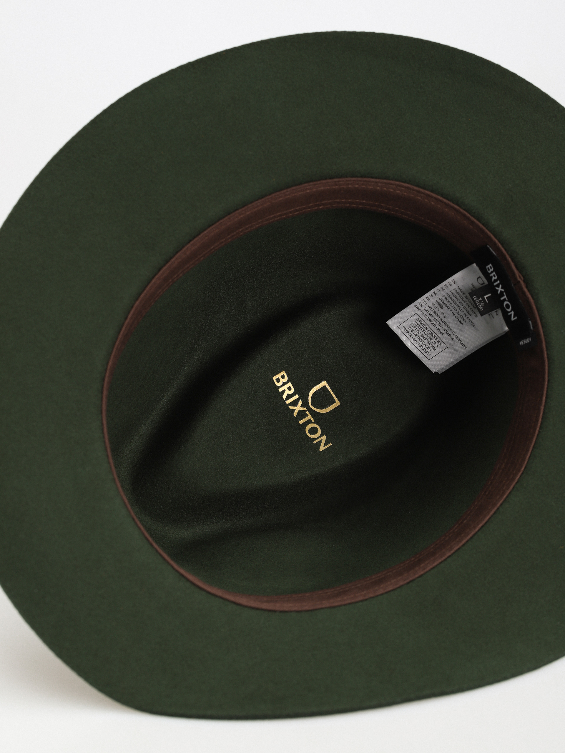 Капелюх Brixton Wesley Fedora (moss)