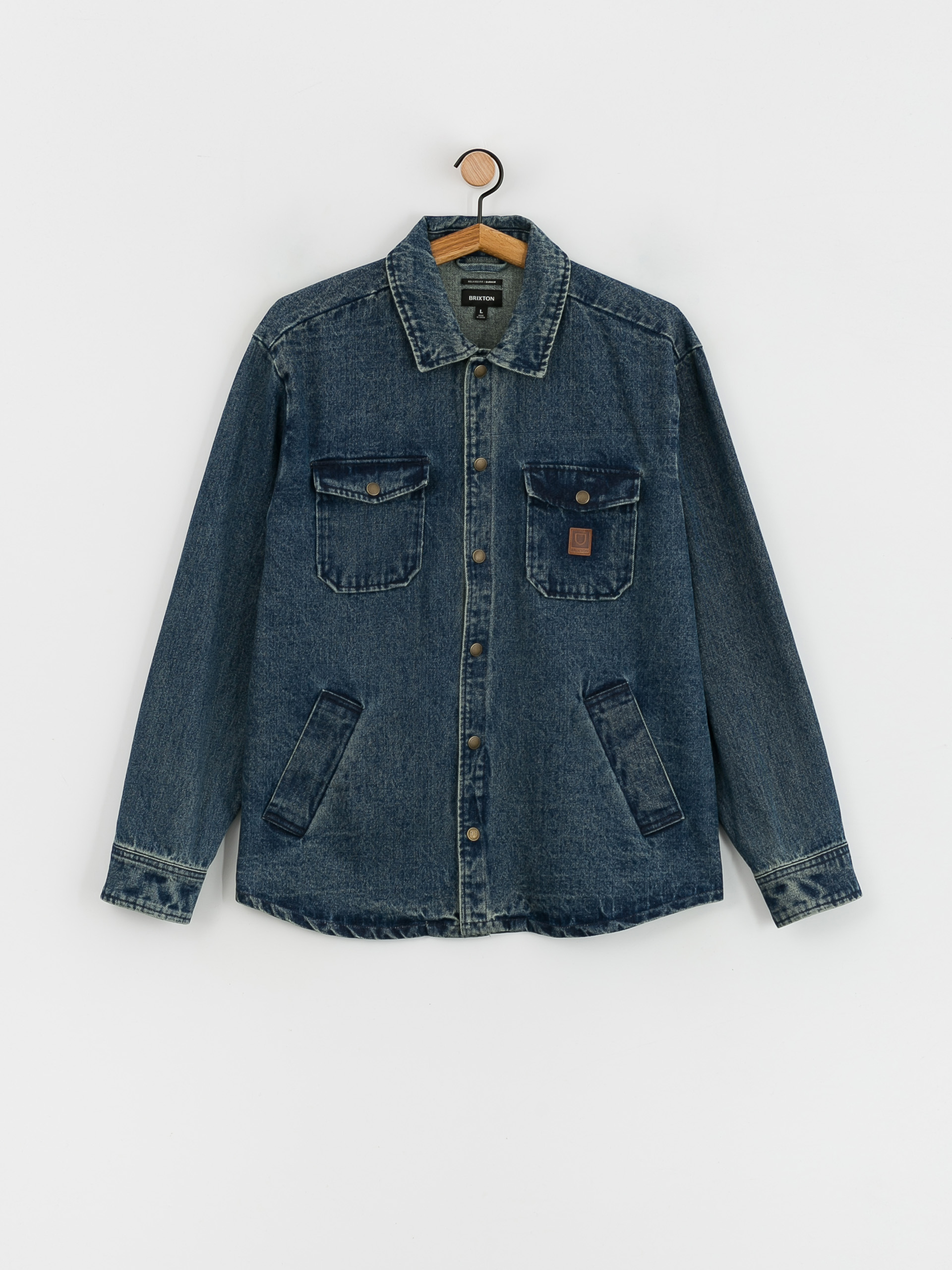 Куртка Brixton Durham (medium wash indigo)
