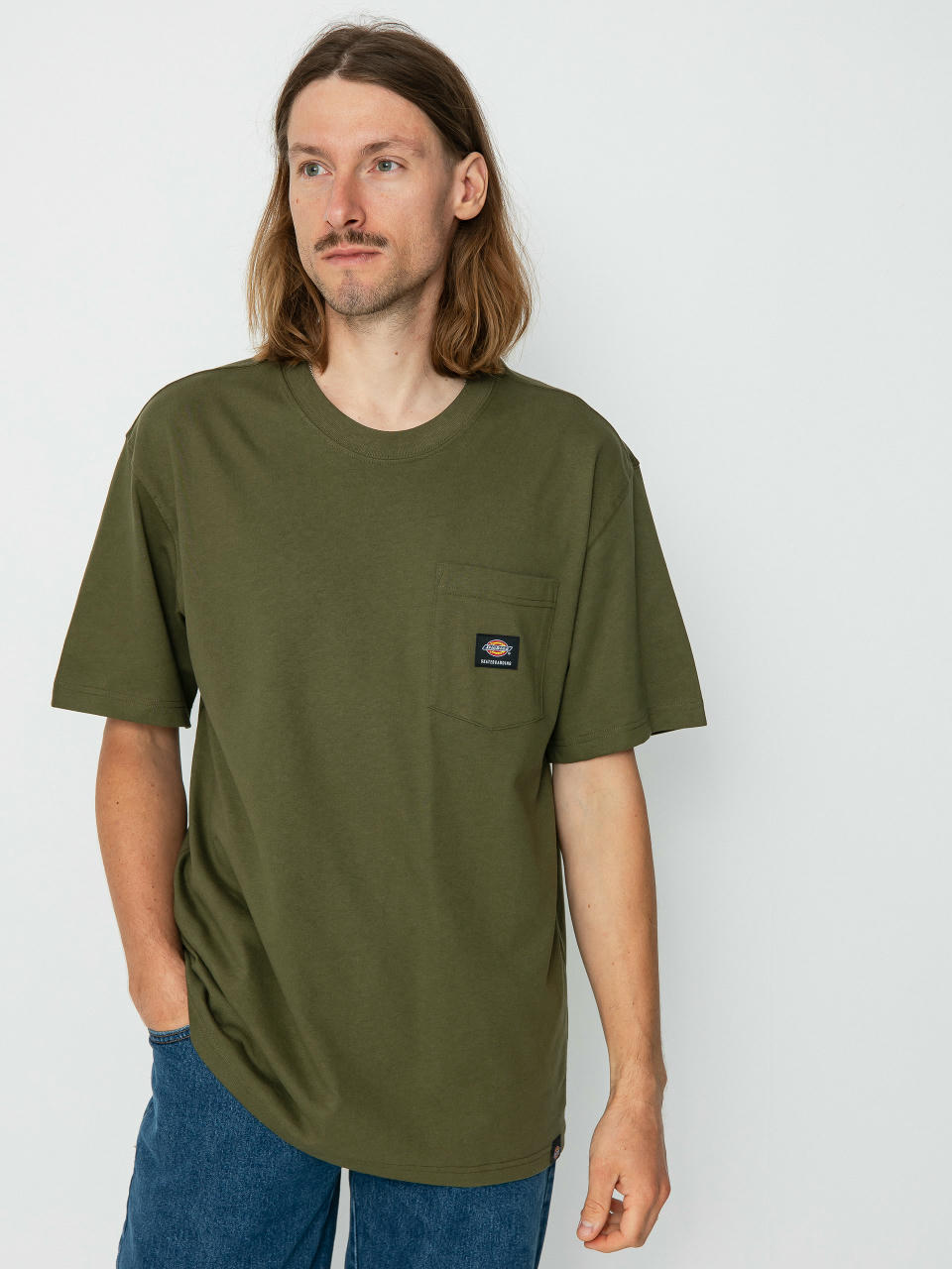 Футболка Dickies Mount Vista Pocket (dark olive)