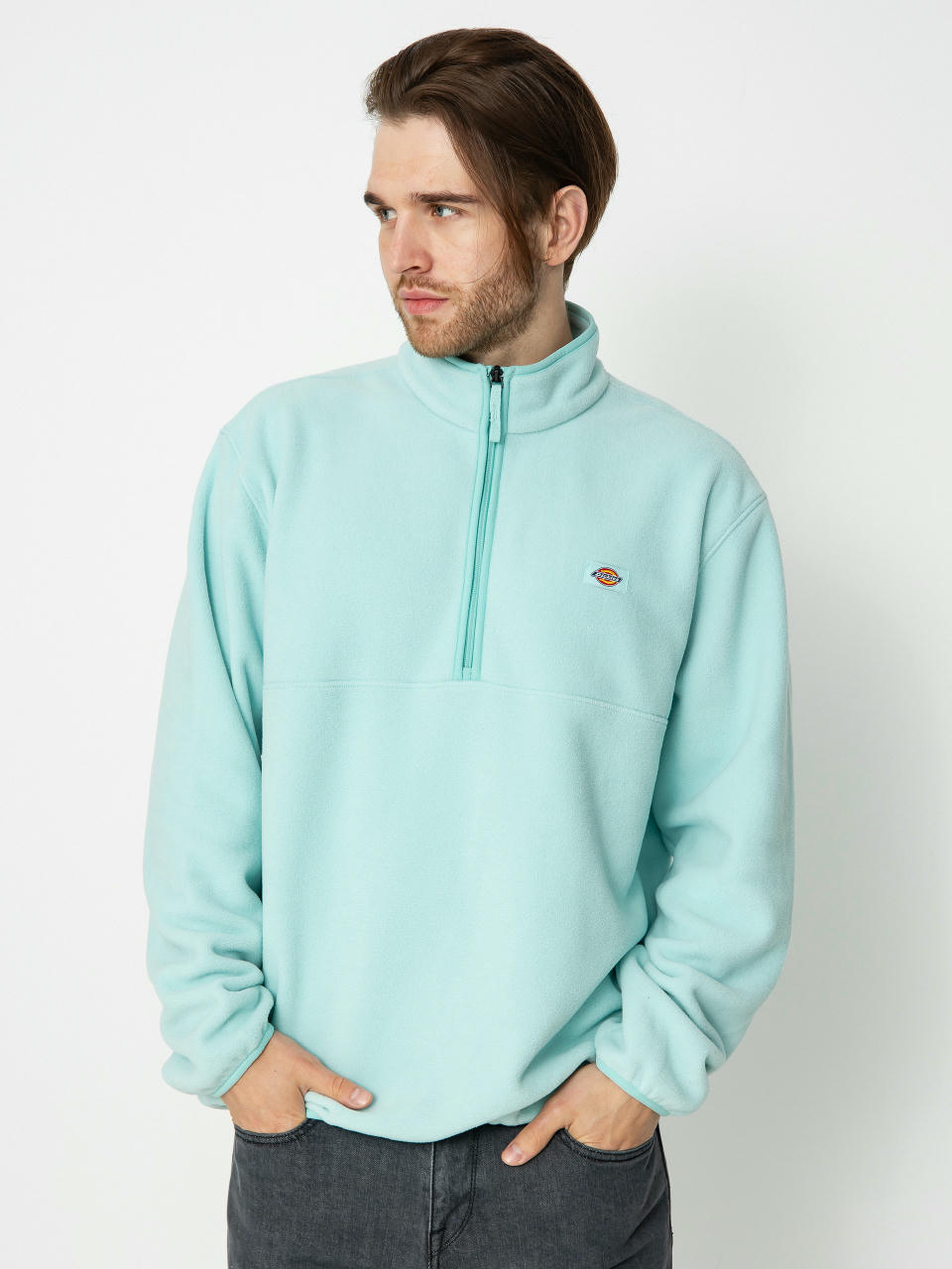 Флісовий светр Dickies Louisburg (pastl turquoise)