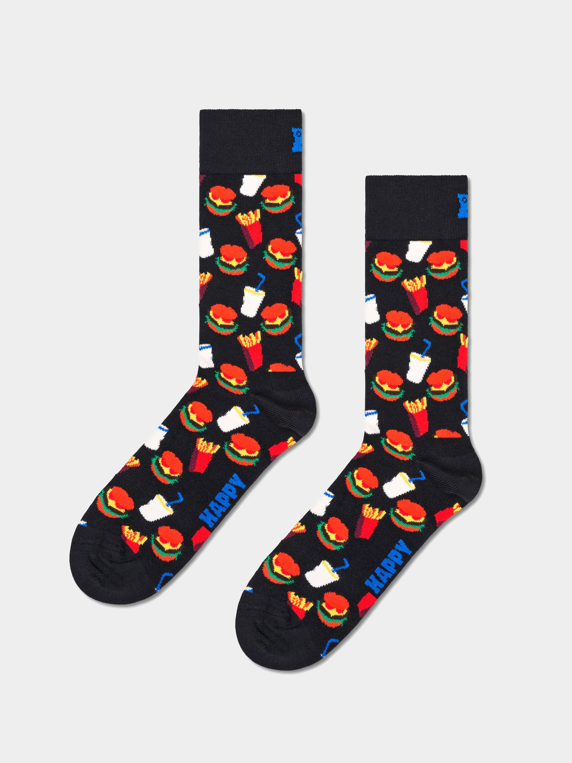  Шкарпетки Happy Socks Hamburger (black)