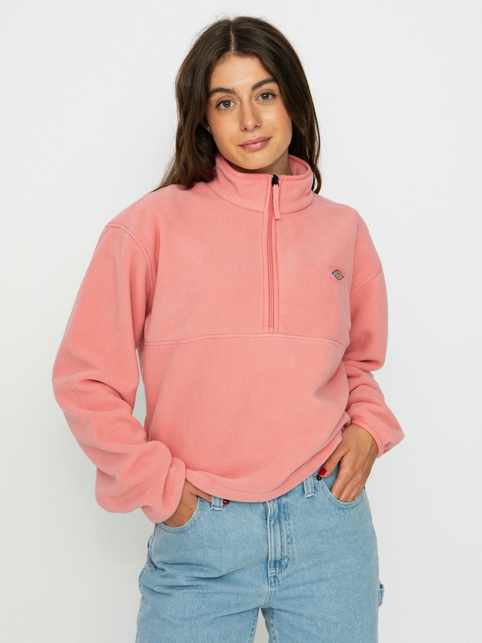 Флісовий светр Dickies Louisburg Wmn (flamingo plume)