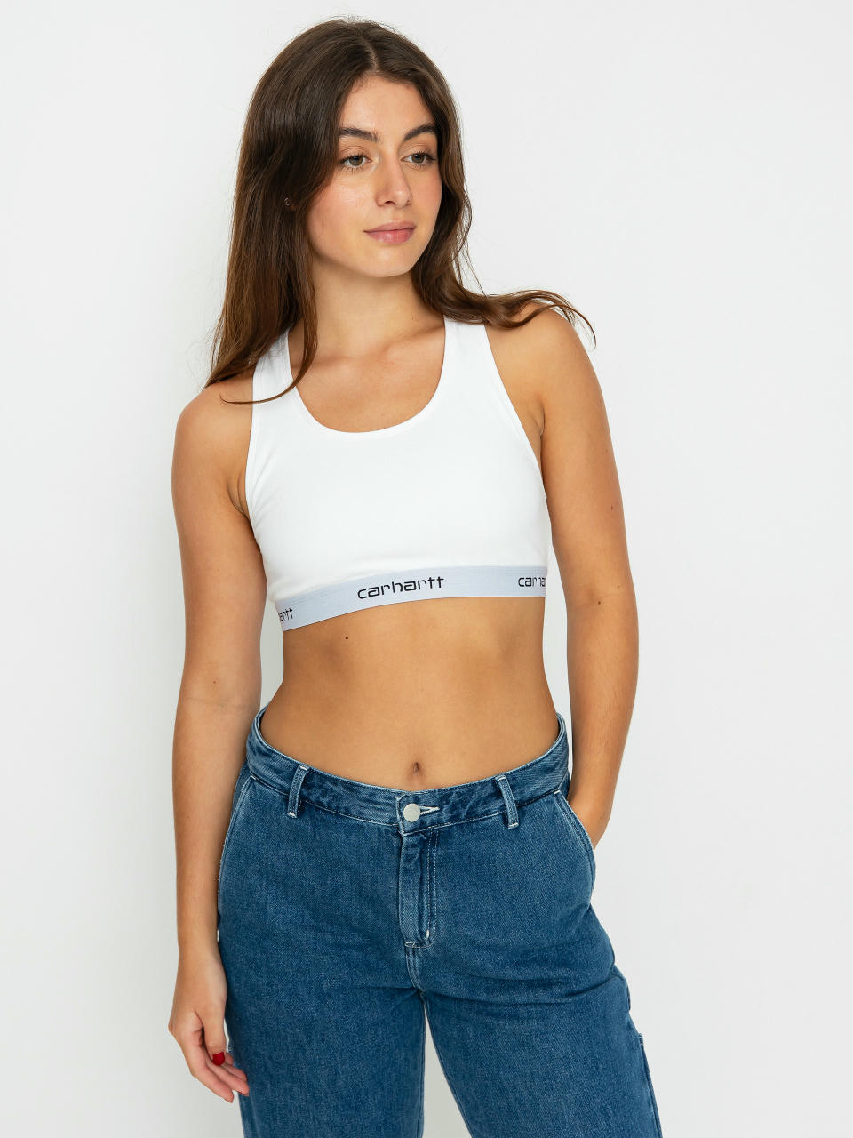 Білизна Carhartt WIP Top Script Racer Tank Wmn (white)