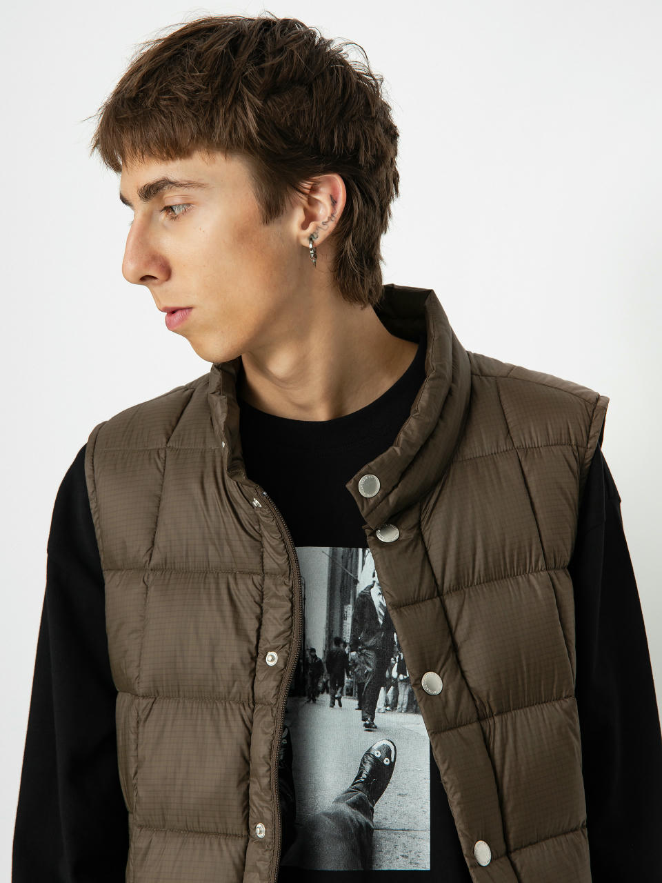 Безрукавка Polar Skate Lightweight Puffer Vest (brown)