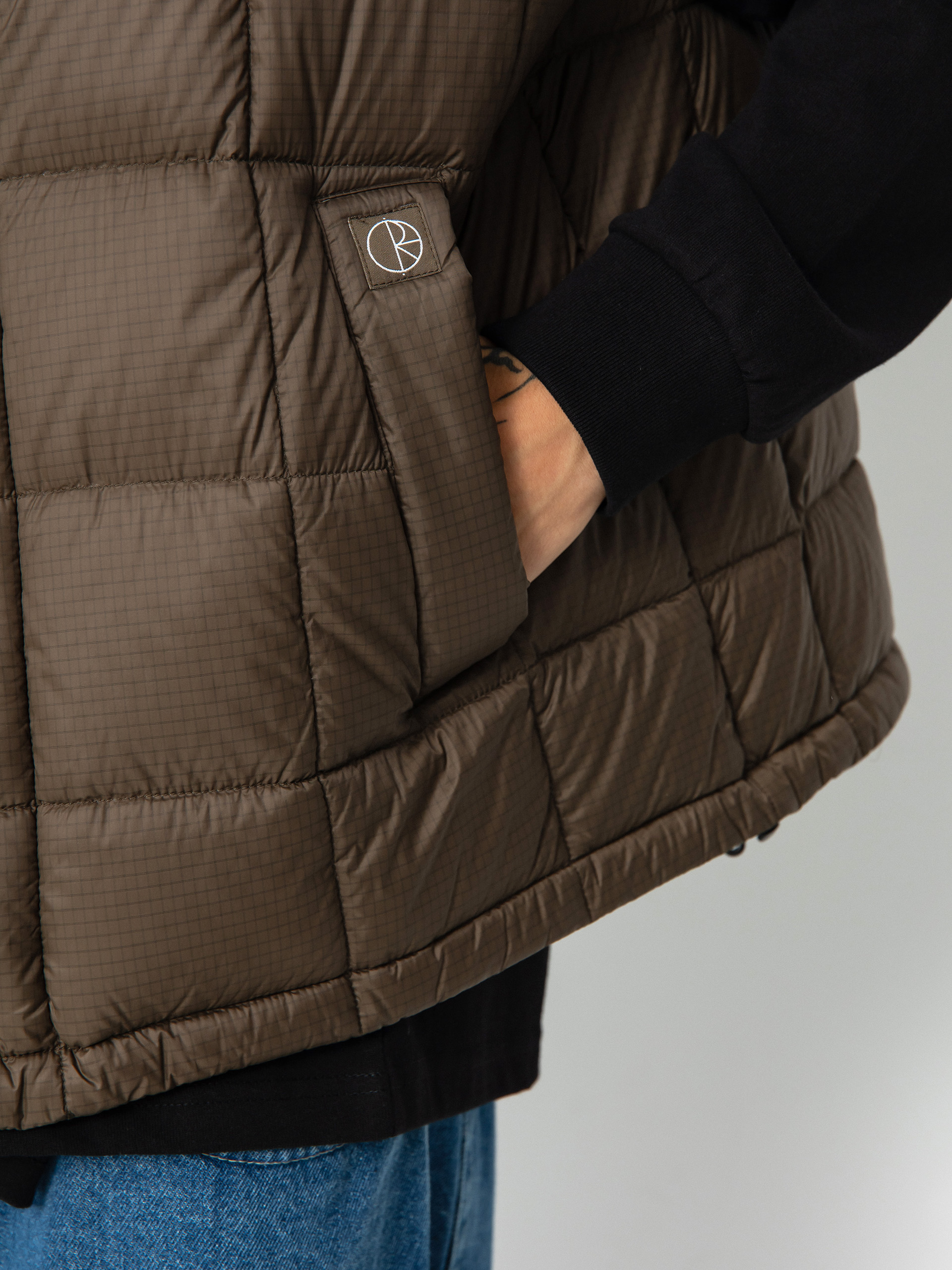 Безрукавка Polar Skate Lightweight Puffer Vest (brown)