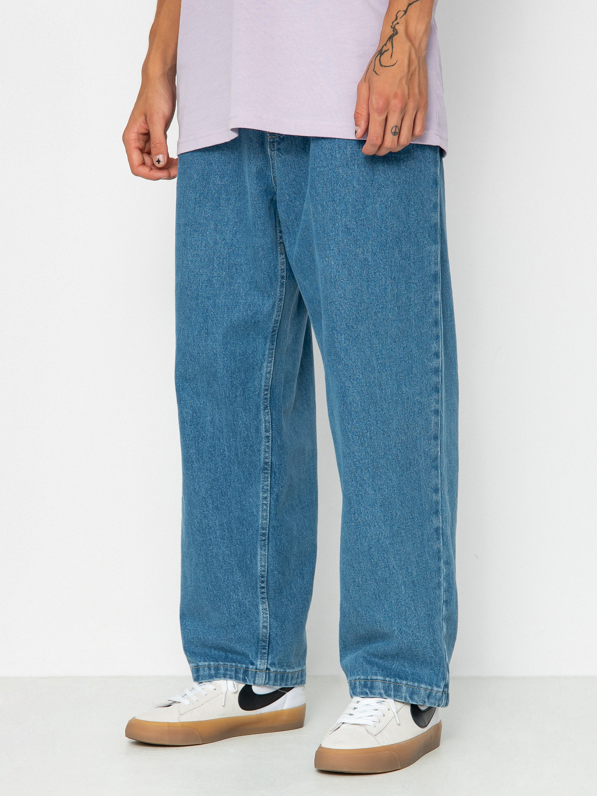 Штани Polar Skate 93! Denim - блакитний (mid blue)