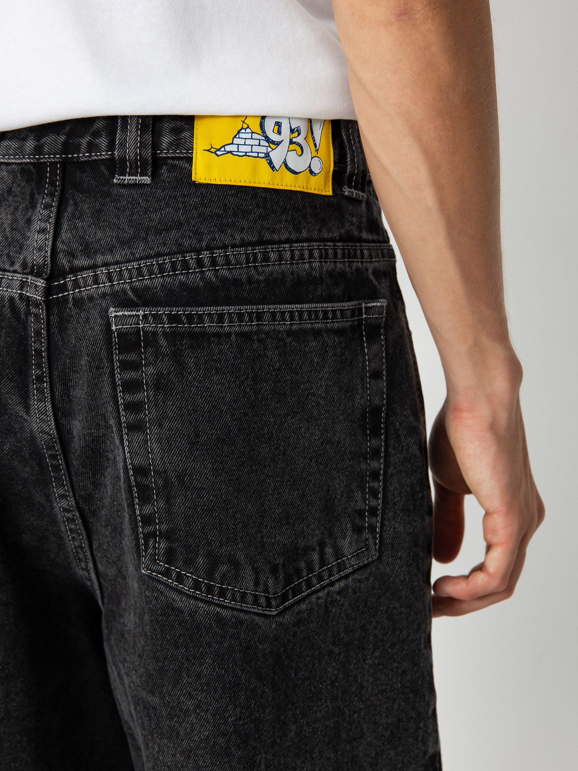 Штани Polar Skate 93! Denim (silver black)