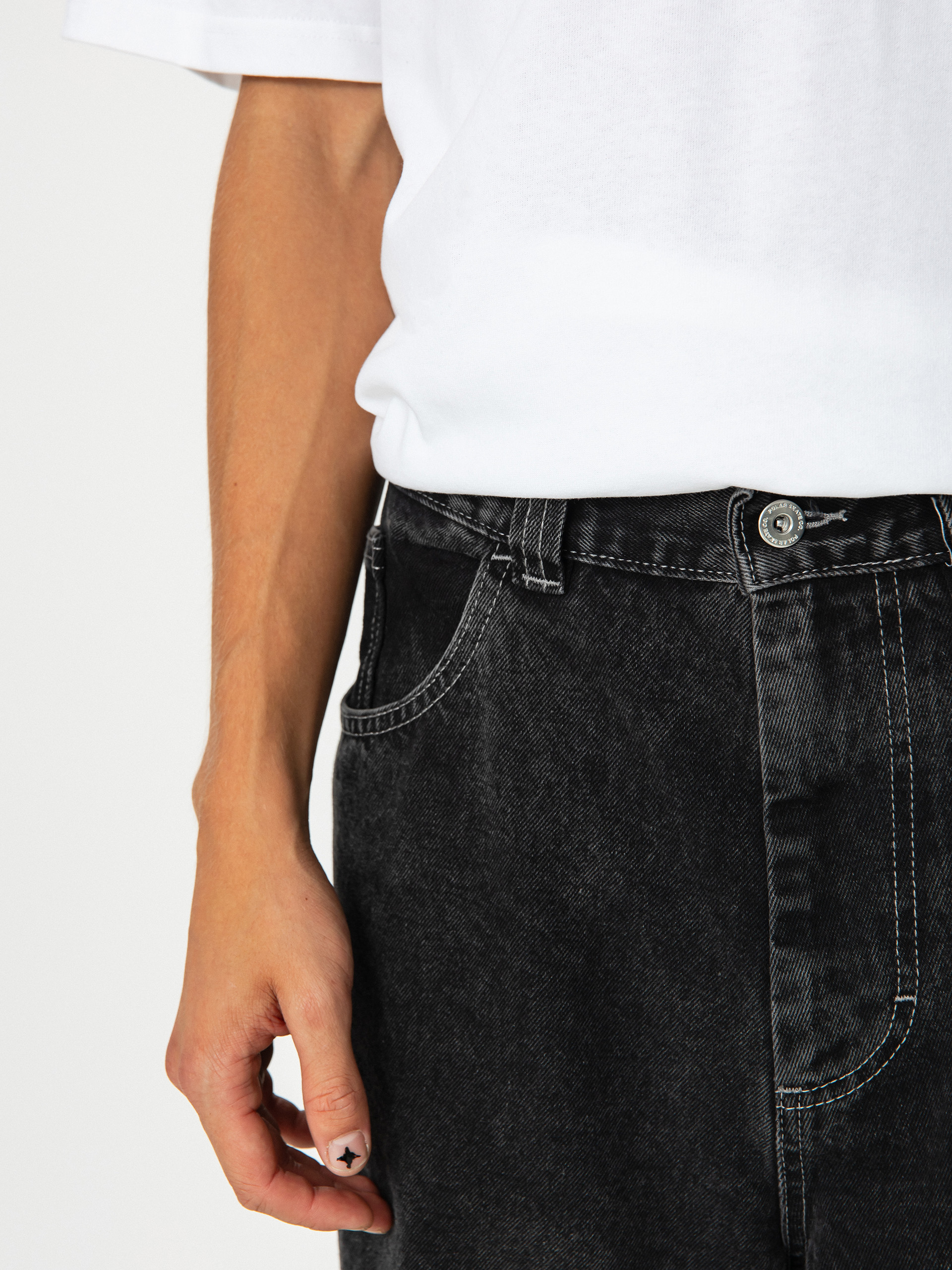 Штани Polar Skate Big Boy Jeans - чорний (silver black)