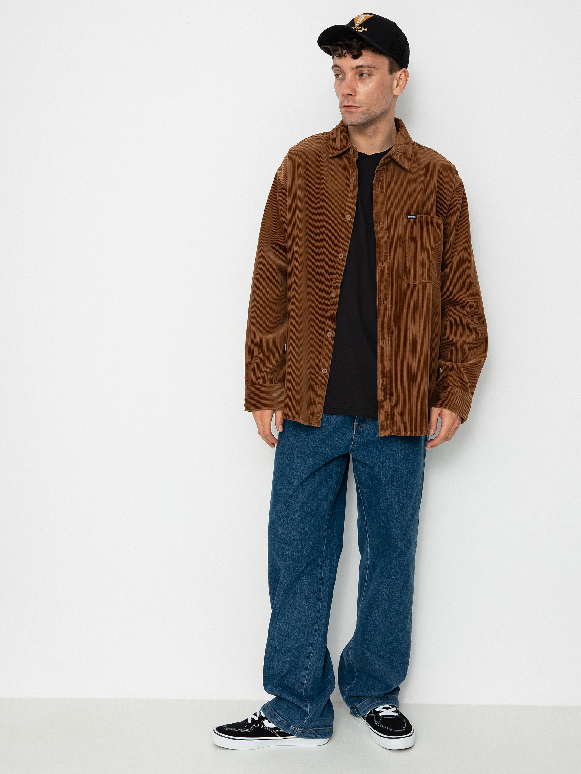 Сорочка Brixton Porter Overshirt (bison)