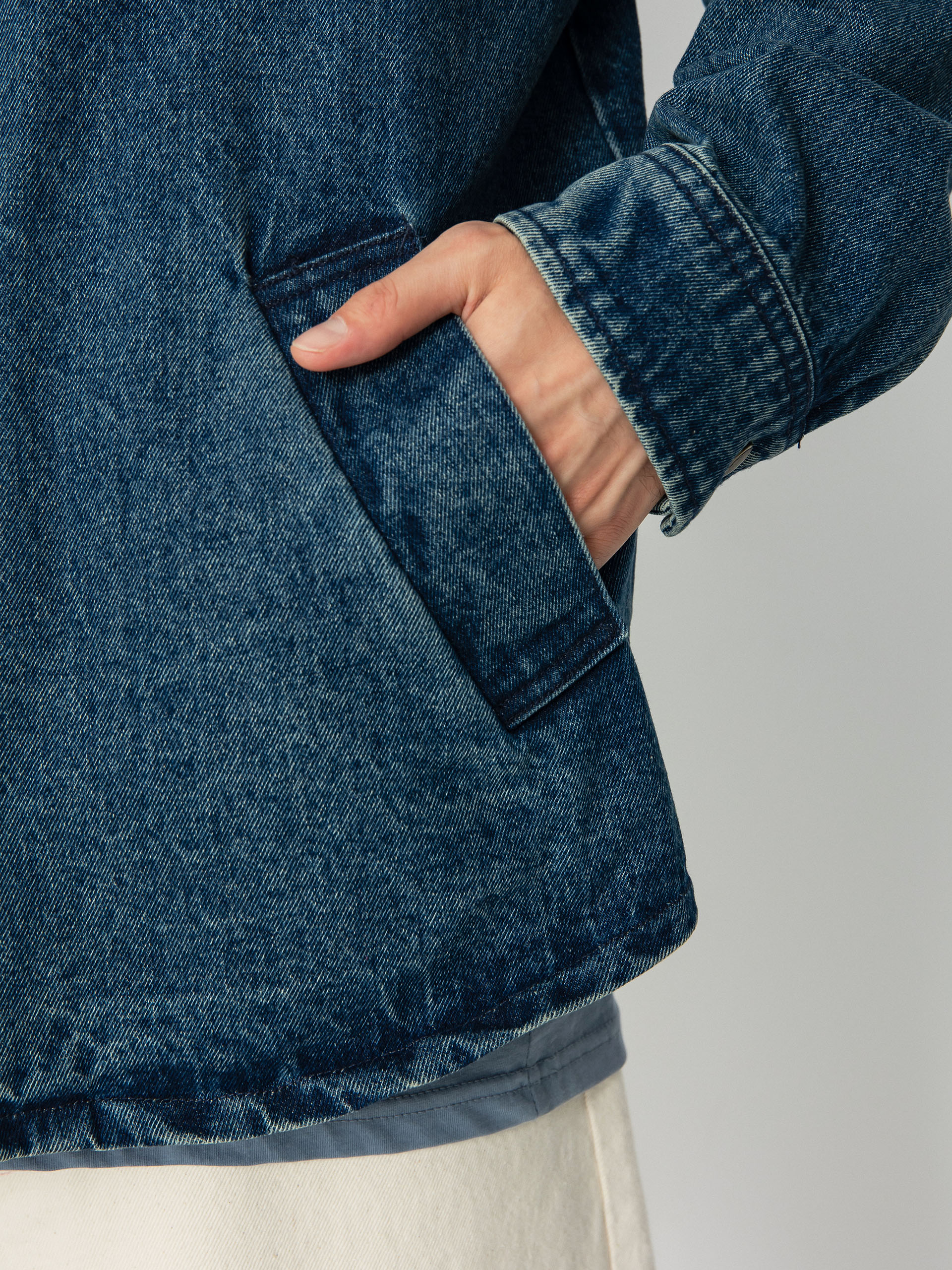 Куртка Brixton Durham (medium wash indigo)