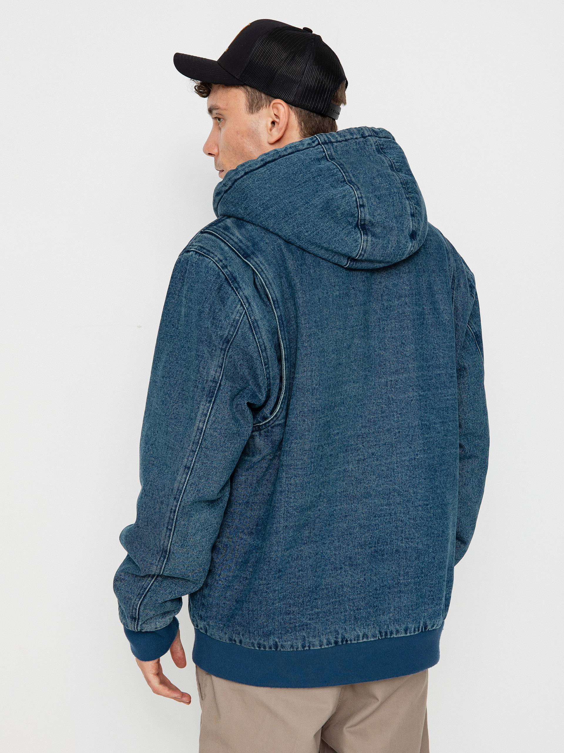 Куртка Brixton Builders ZHD (medium wash indigo)