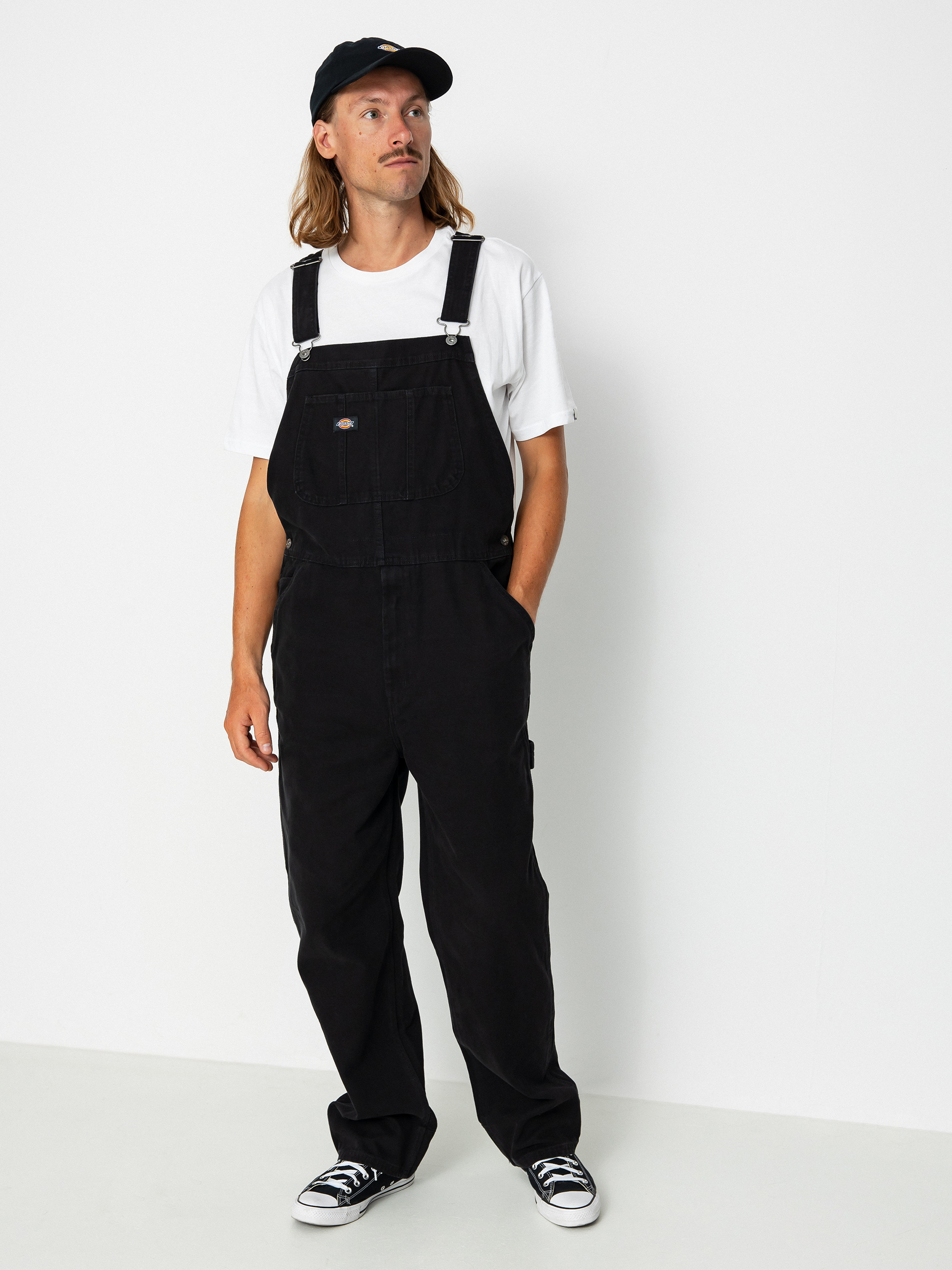 Штани Dickies Duck Canvas Bib (sw black)