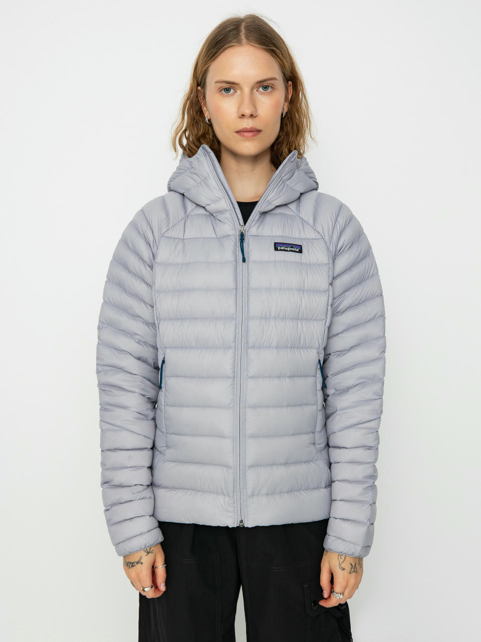 Куртка Patagonia Down Sweater Hoody Wmn (herring grey)