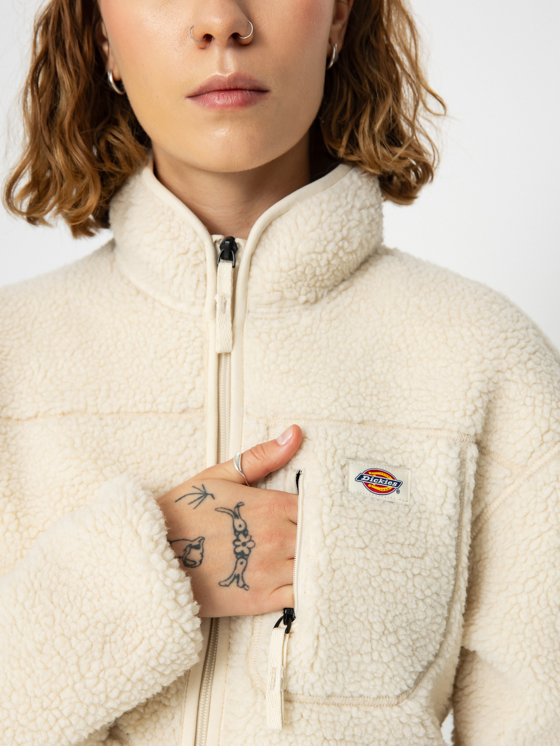 Жіночий Флісовий светр Dickies Mount Hope (whitecap gray)