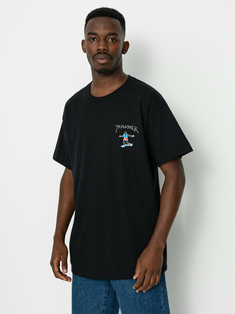 Футболка Thrasher Gonz Mini Logo (black)