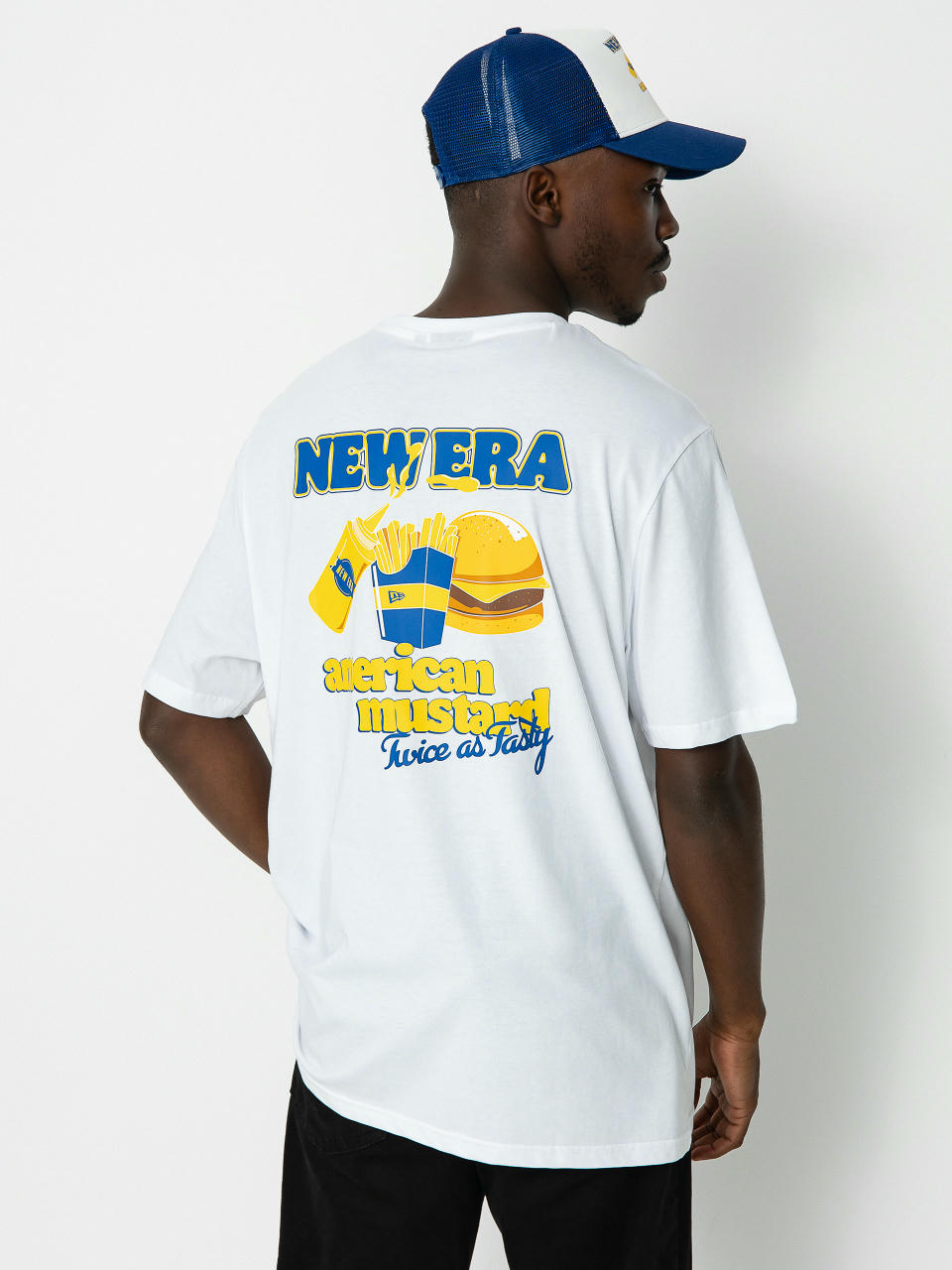 Футболка New Era Food Graphic (white/blue)