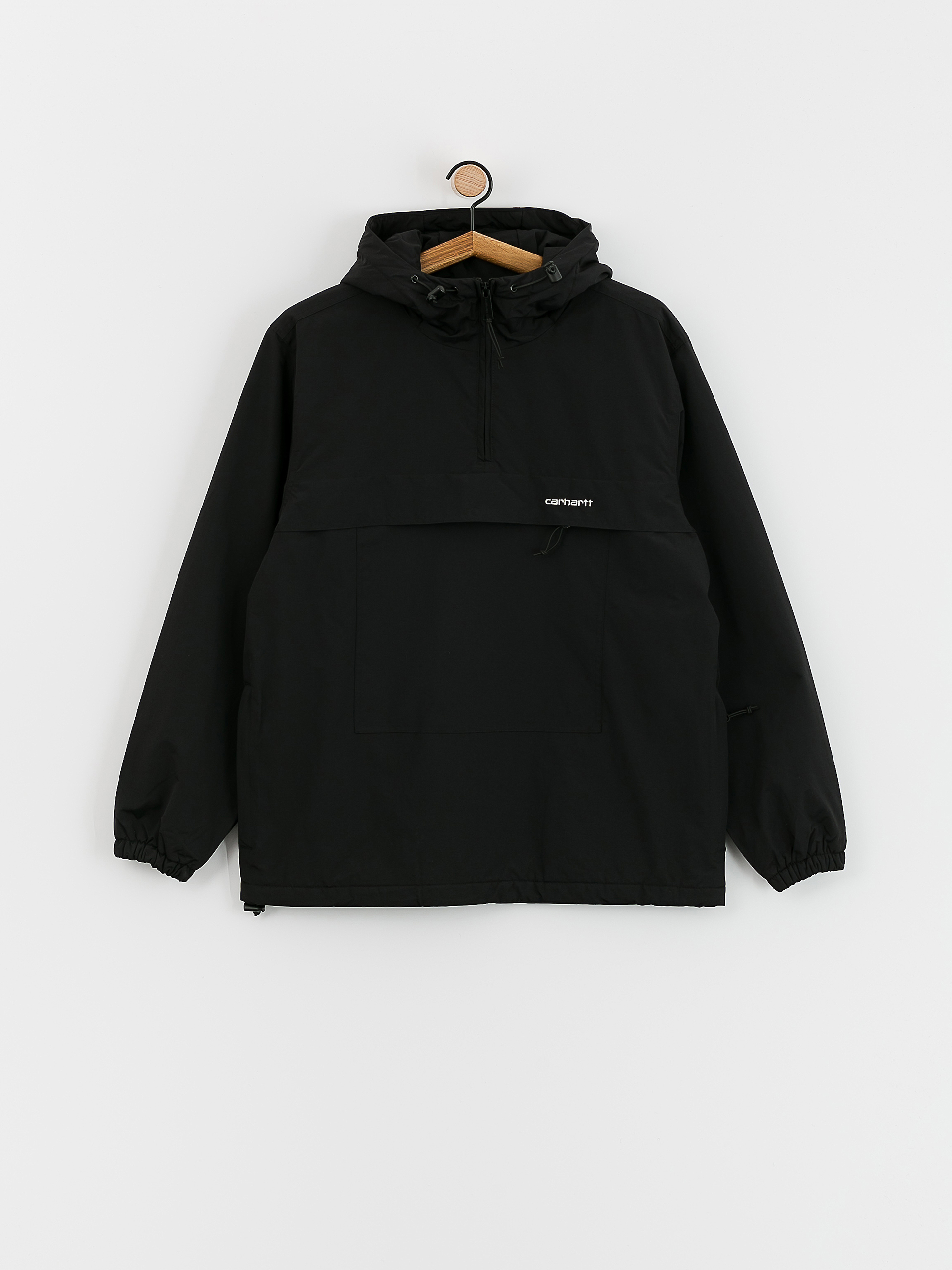 Куртка Carhartt WIP Windbreaker Pullover - чорний (black/white)