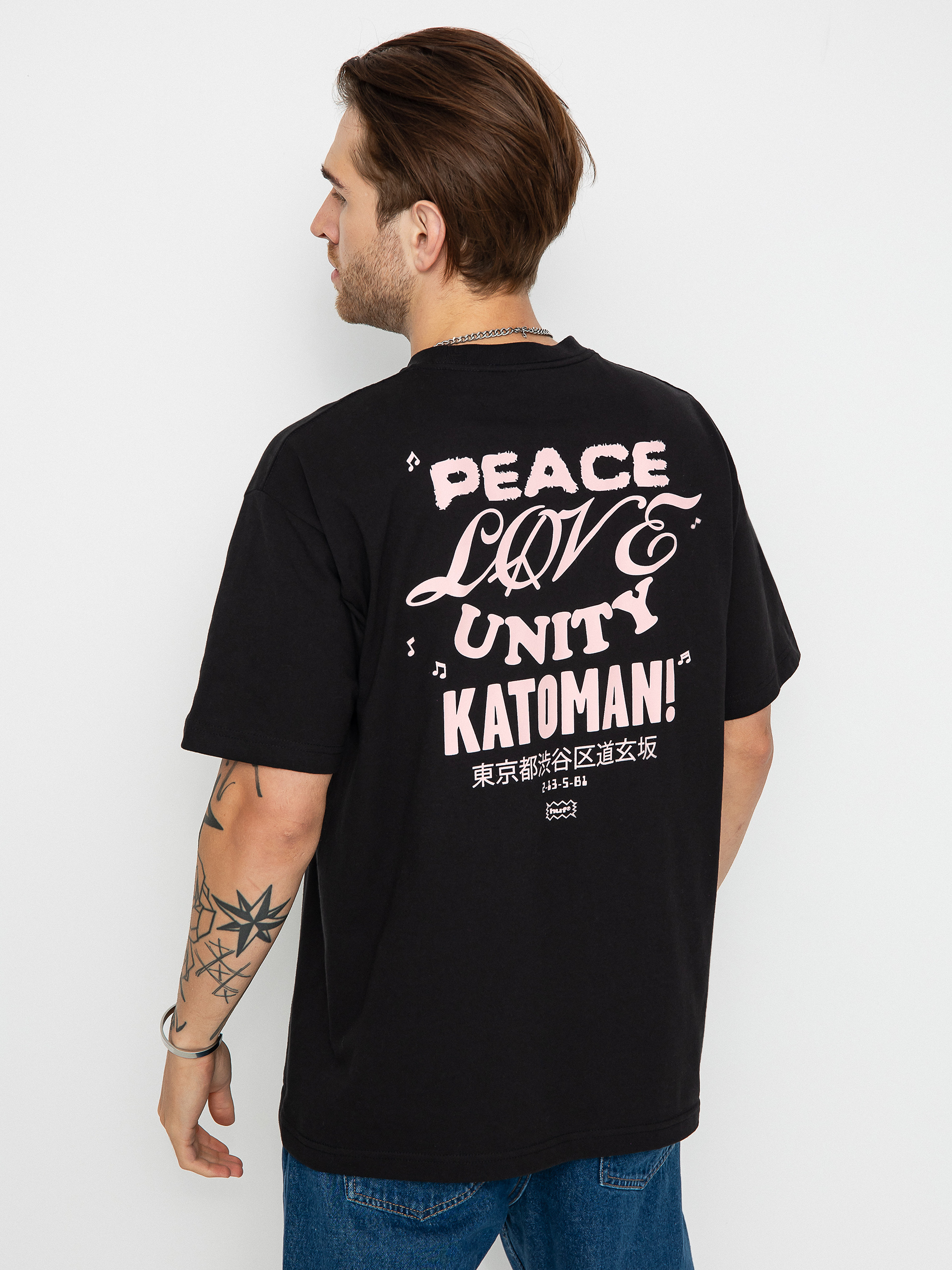 Футболка HUF Beat Cafe (black)