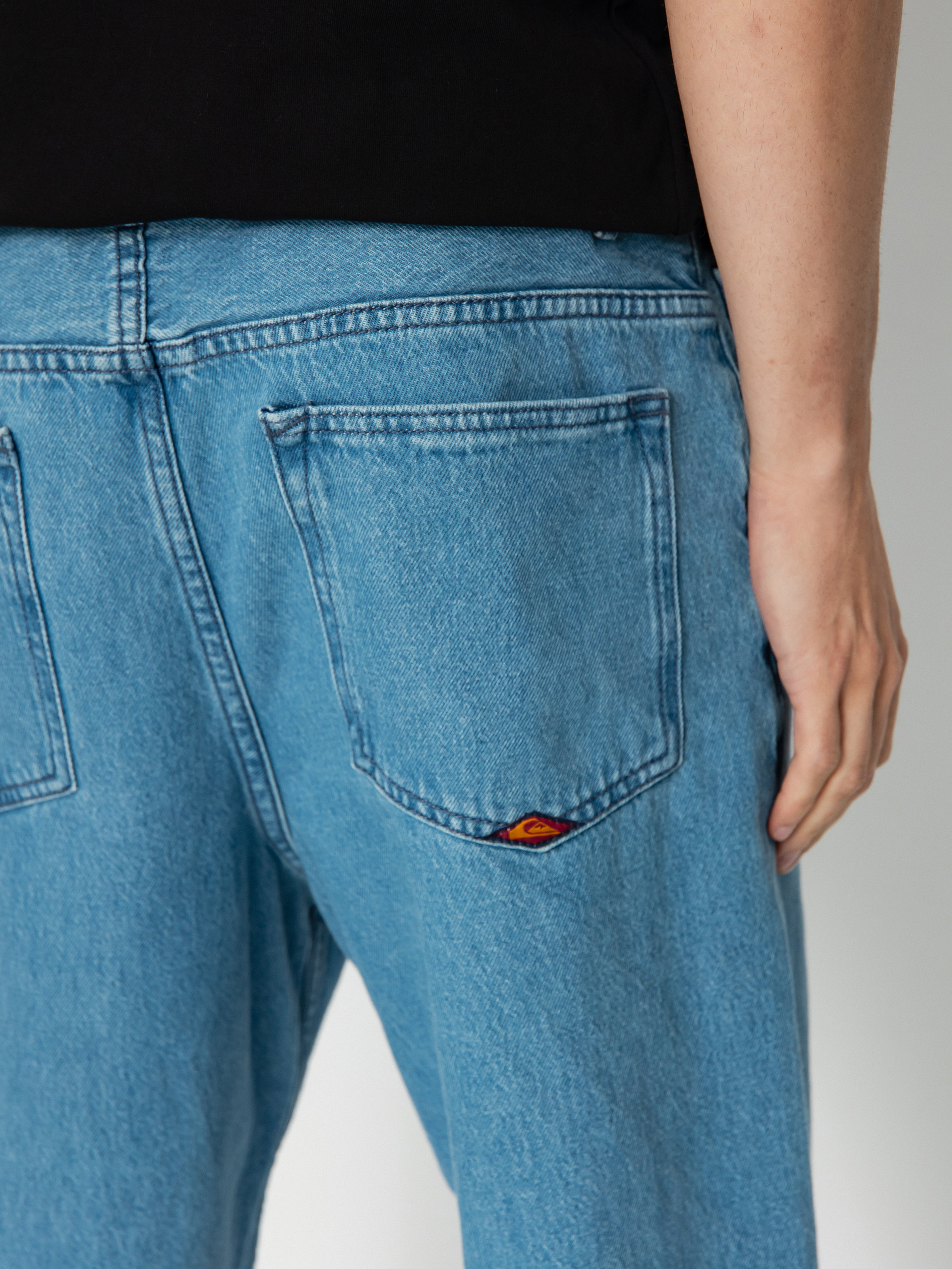 Штани Quiksilver Baggy Nineties Wash (ashley blue)
