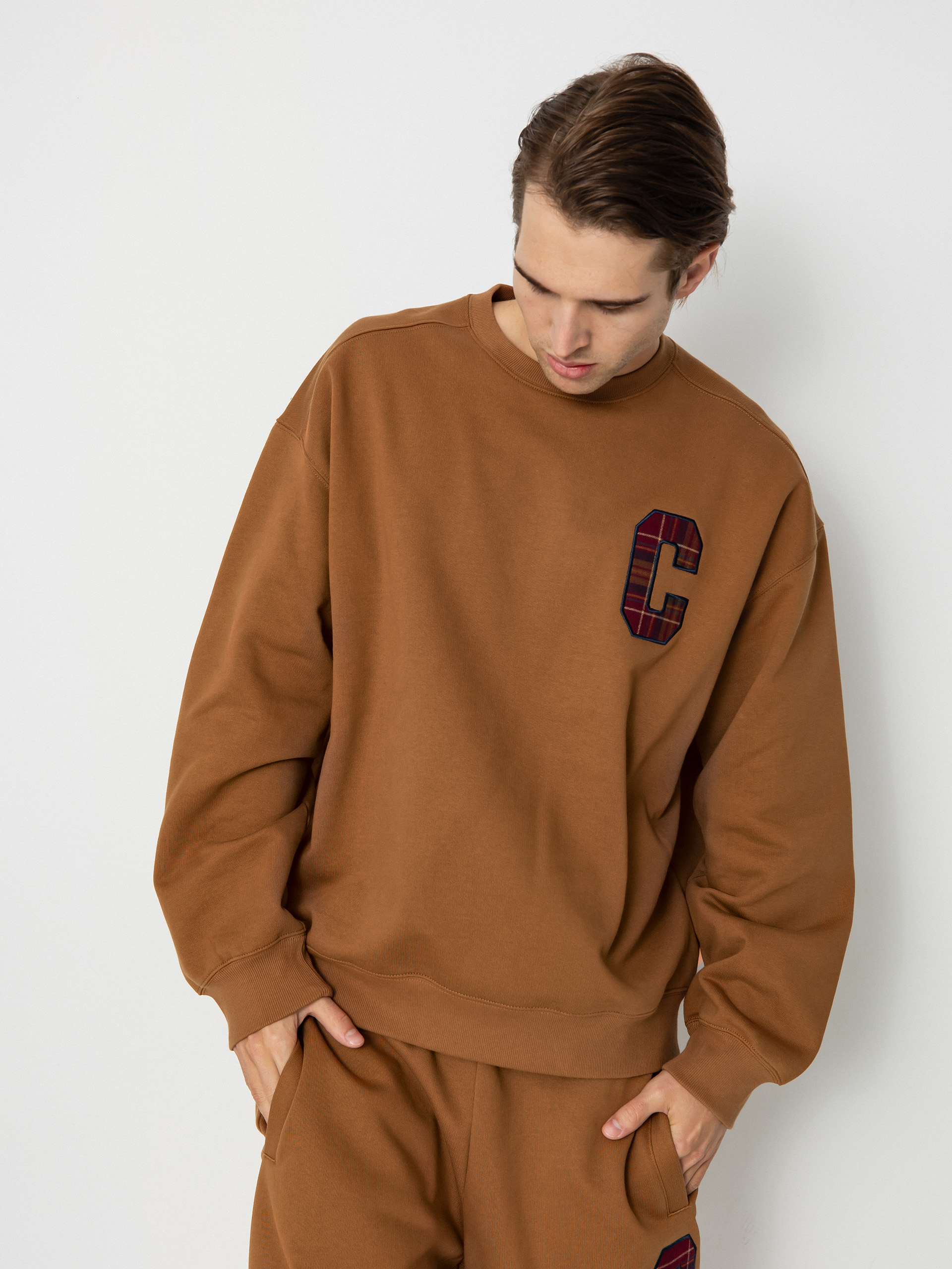 Світшот Carhartt WIP Wiles (hamilton brown)