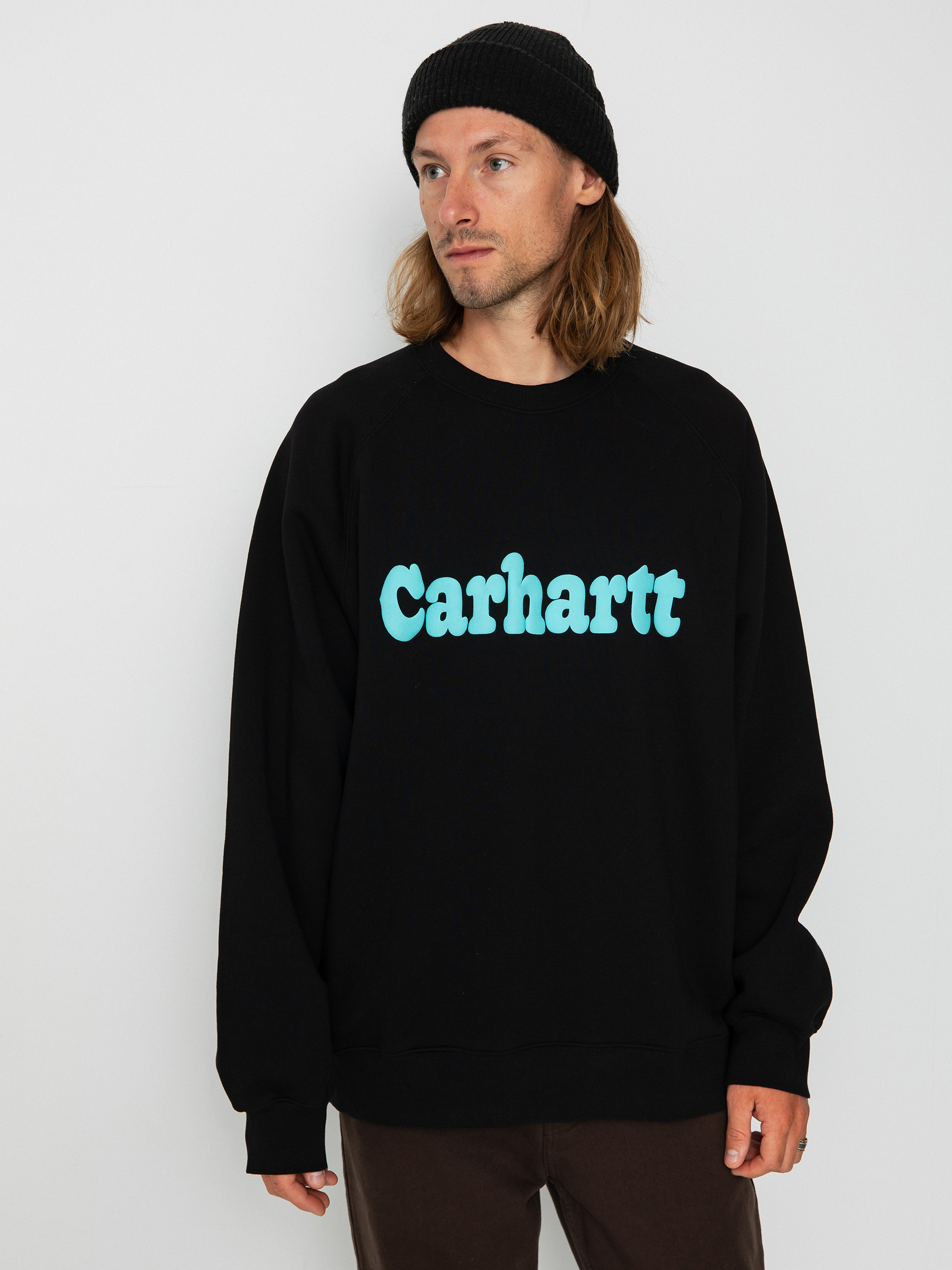 u0421u0432u0456u0442u0448u043eu0442 Carhartt WIP Bubbles (black/turquoise)