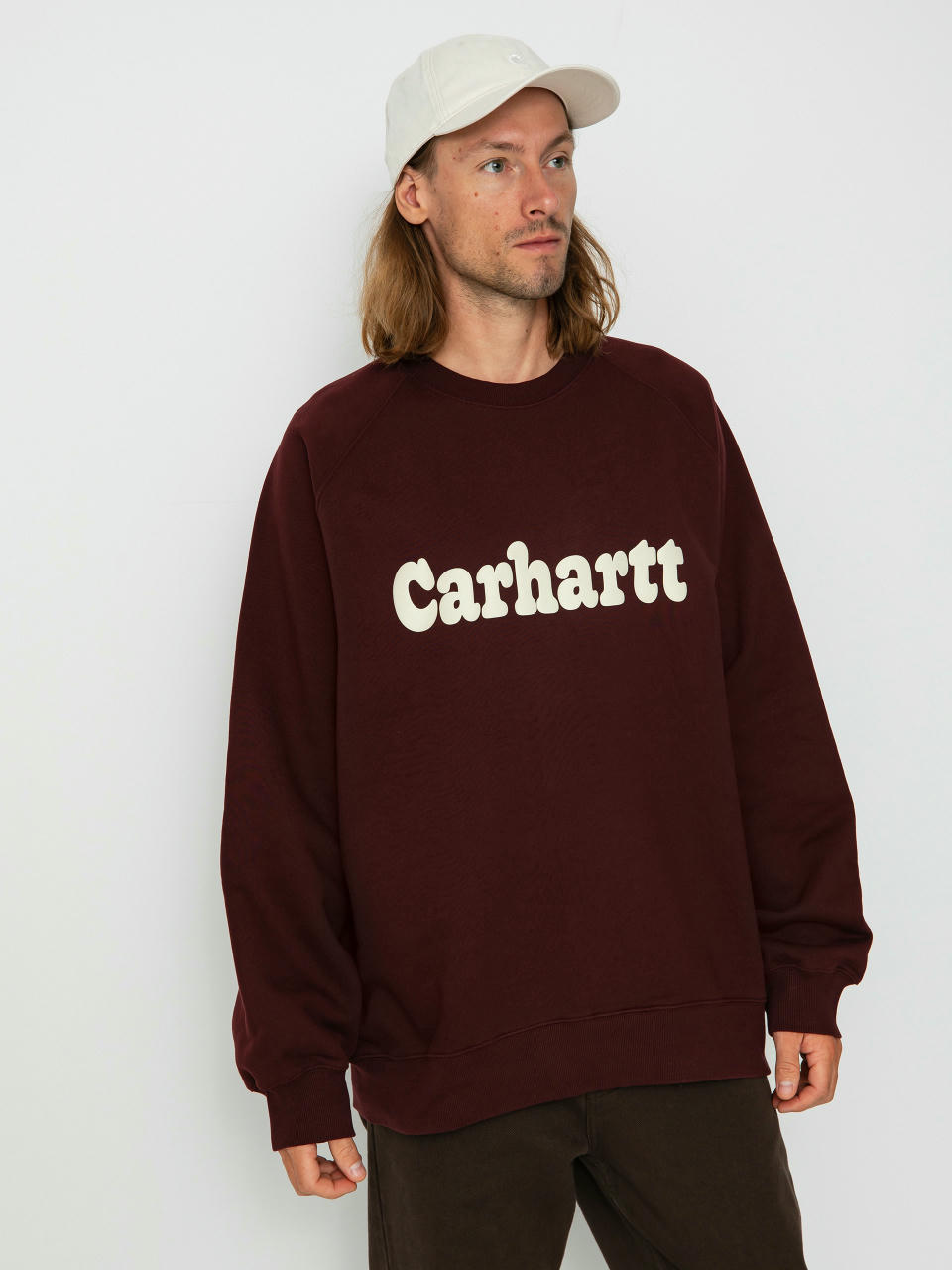 Світшот Carhartt WIP Bubbles (amarone/wax)