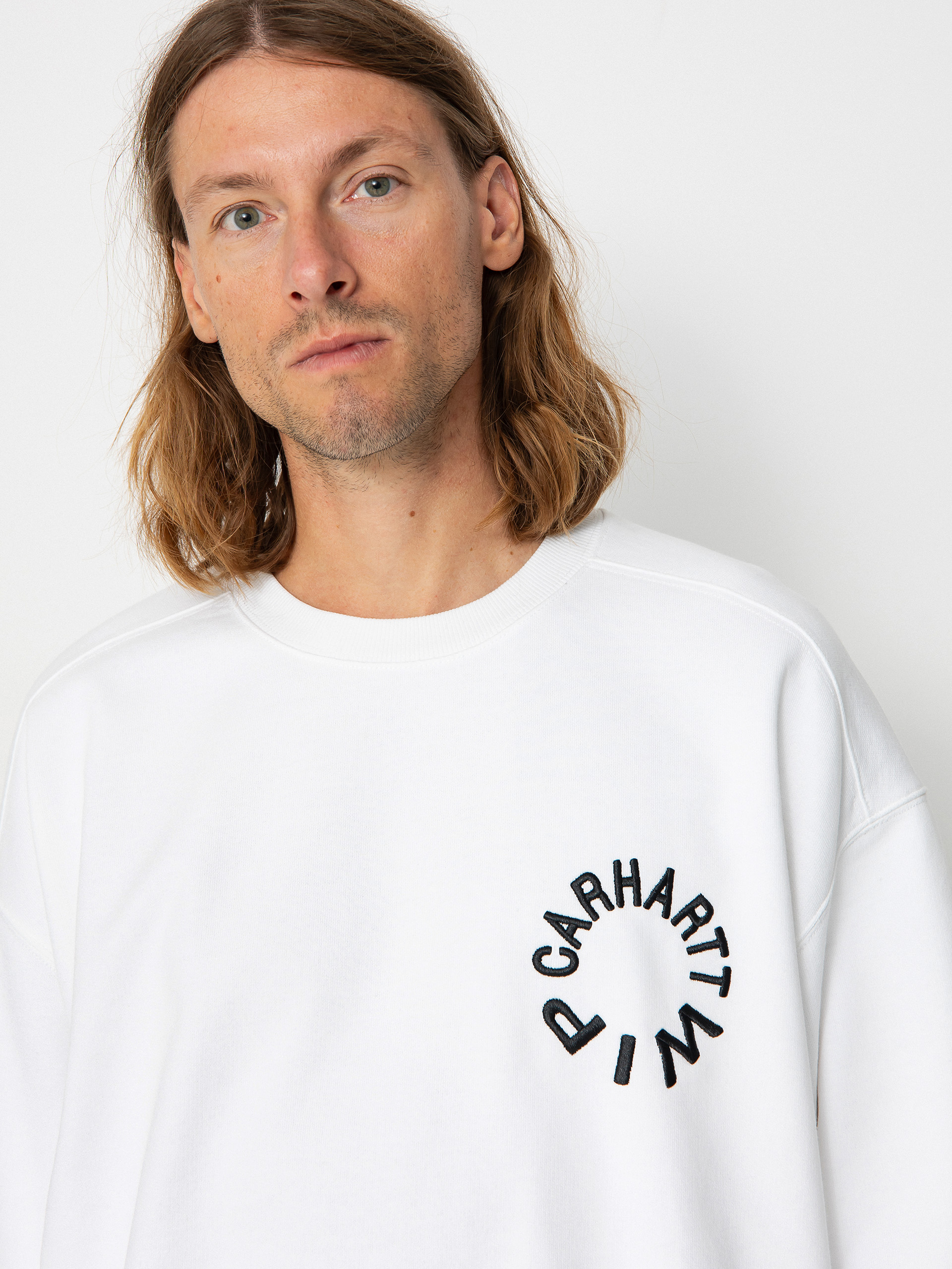 Світшот Carhartt WIP Work Varsity (white/black)