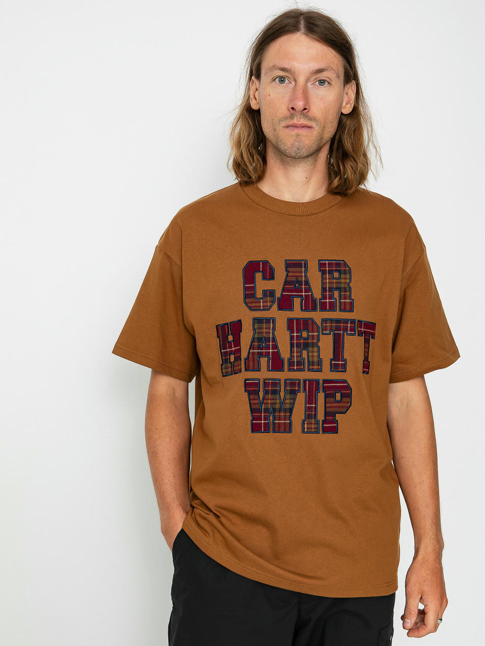 Футболка Carhartt WIP Wiles (hamilton brown)