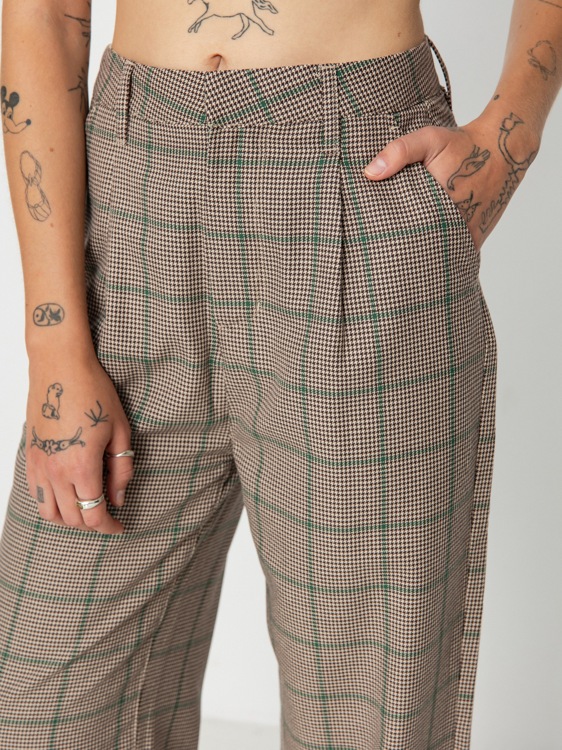 Штани Brixton Victory Trouser Wmn (sesame/seal brown)