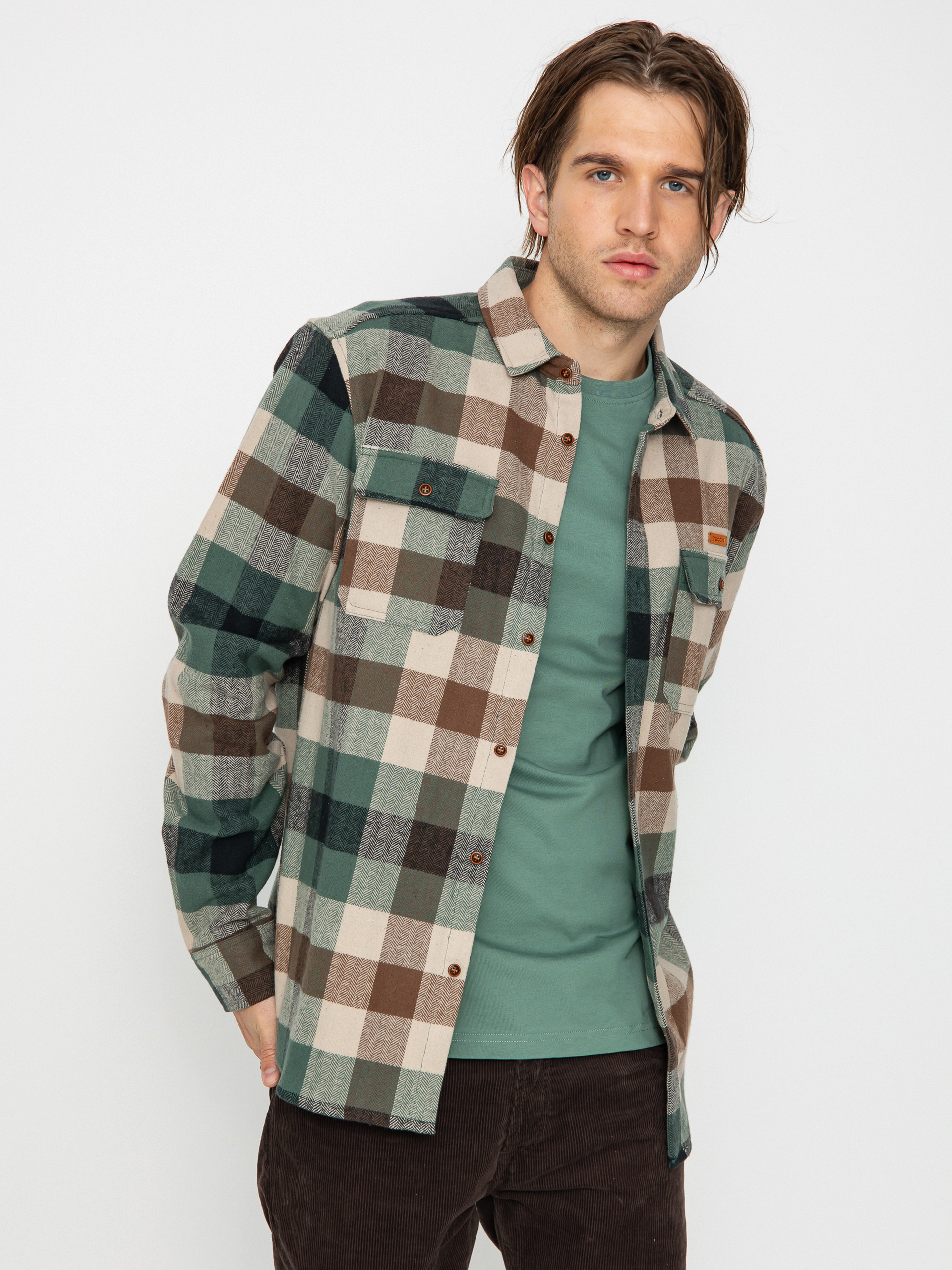 Сорочка Iriedaily Lumber Fella (jungle green)