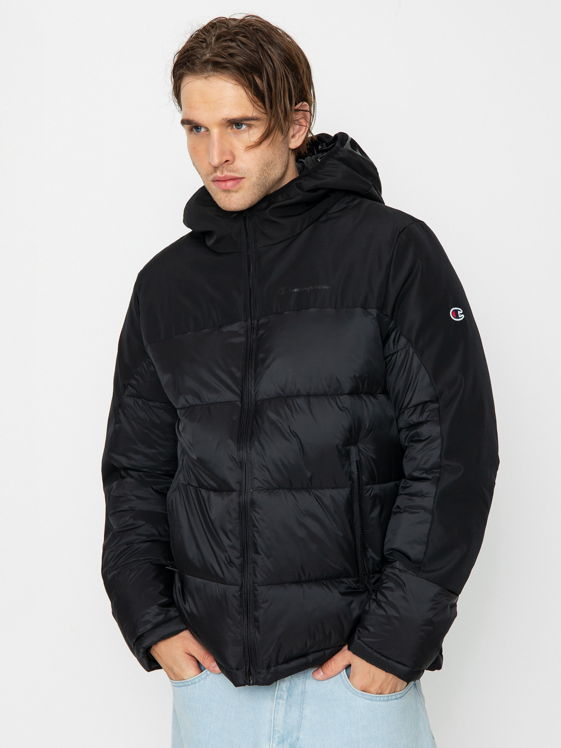 Куртка Champion Legacy Hooded Jacket 219190 - чорний (nbk/nbk)