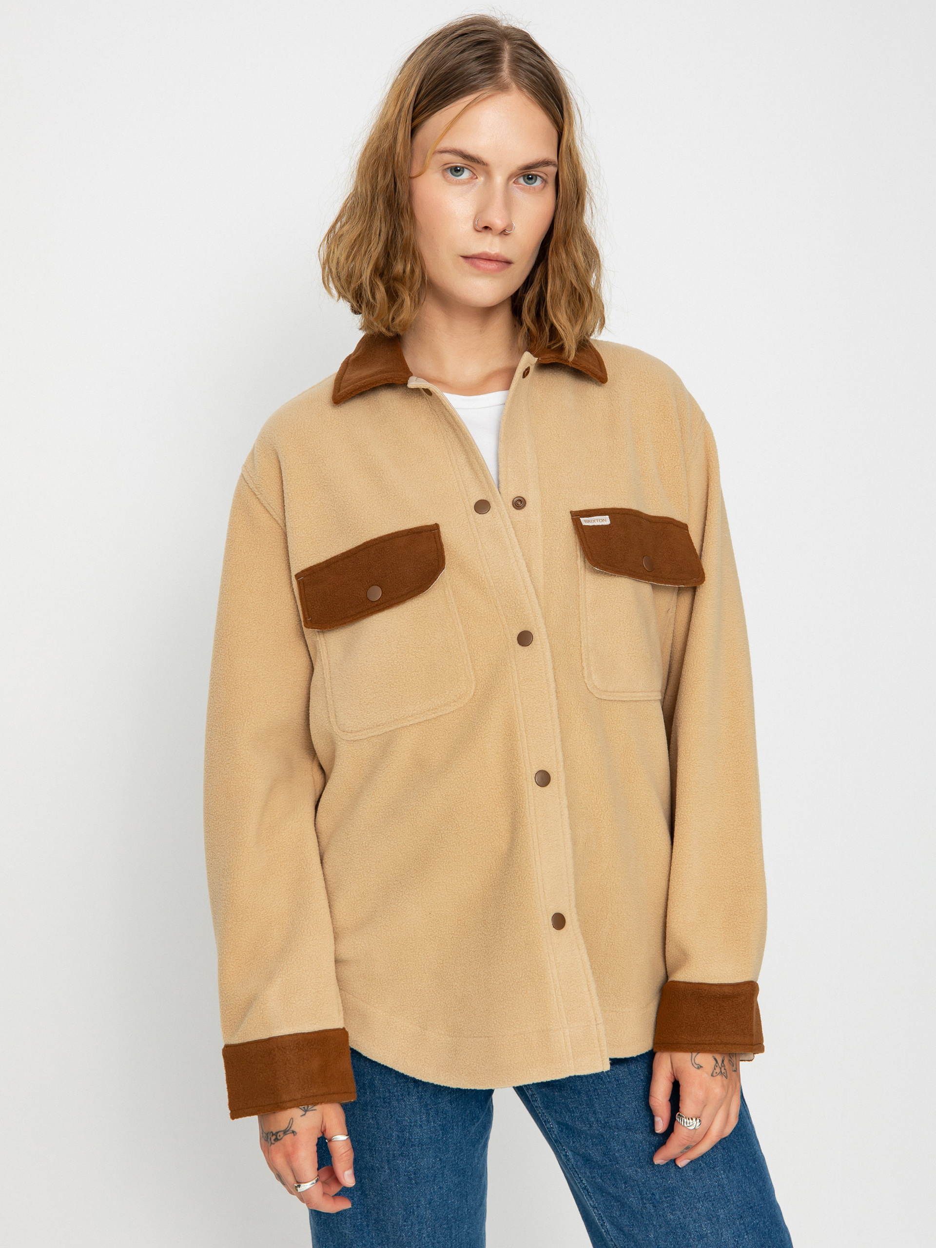 Сорочка Brixton Bowery Bf Arctic Stretch Fleec Wmn