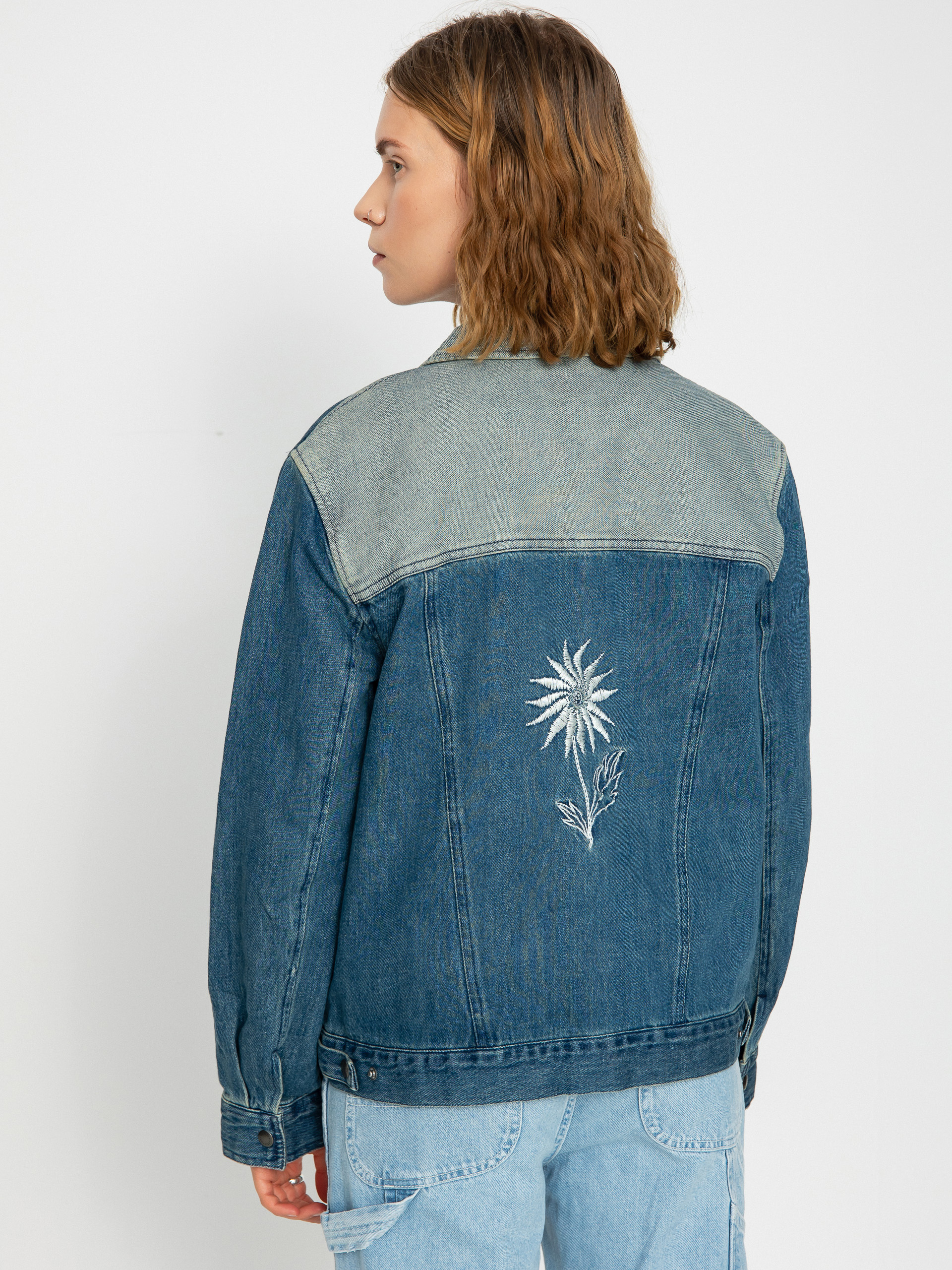 Куртка Brixton Cable Embroidered Wmn (two tone indigo)