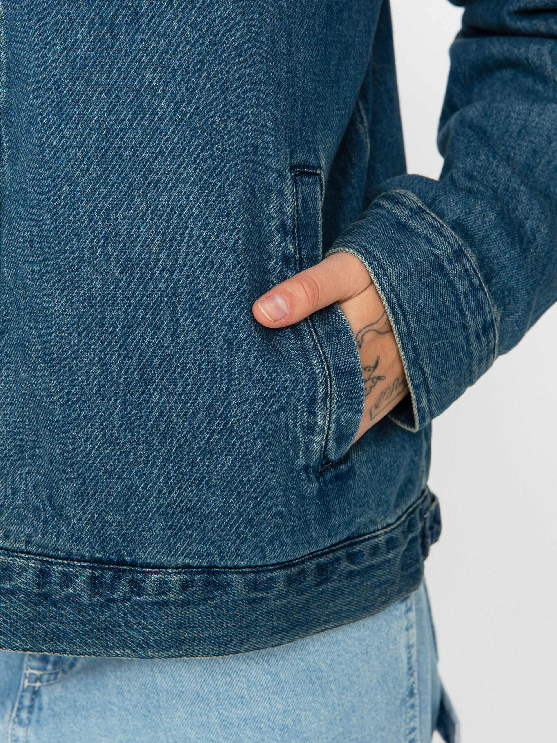 Куртка Brixton Cable Embroidered Wmn (two tone indigo)