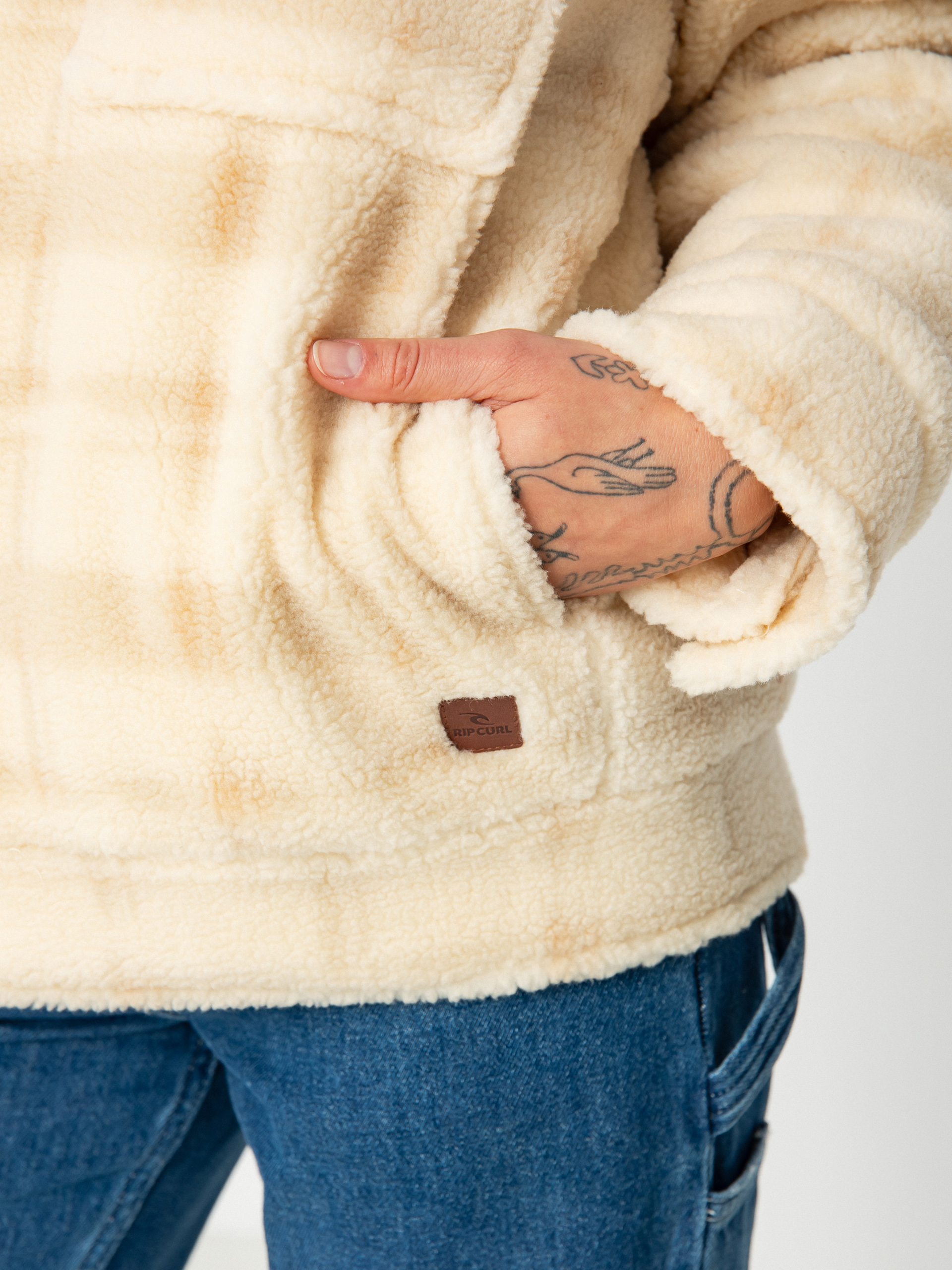 Куртка Rip Curl Sunrise Session Sherpa Wmn (beige)