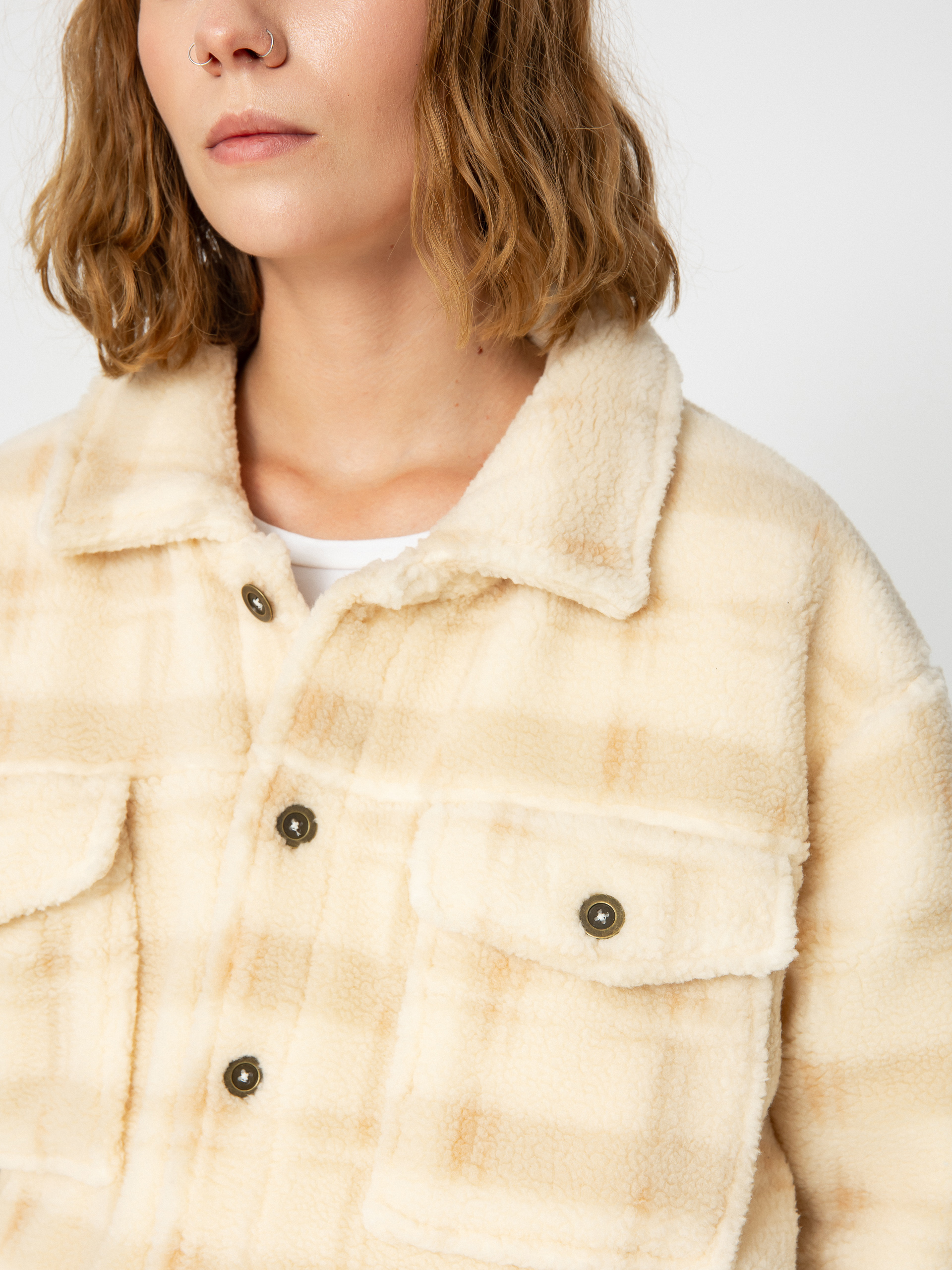 Куртка Rip Curl Sunrise Session Sherpa Wmn (beige)