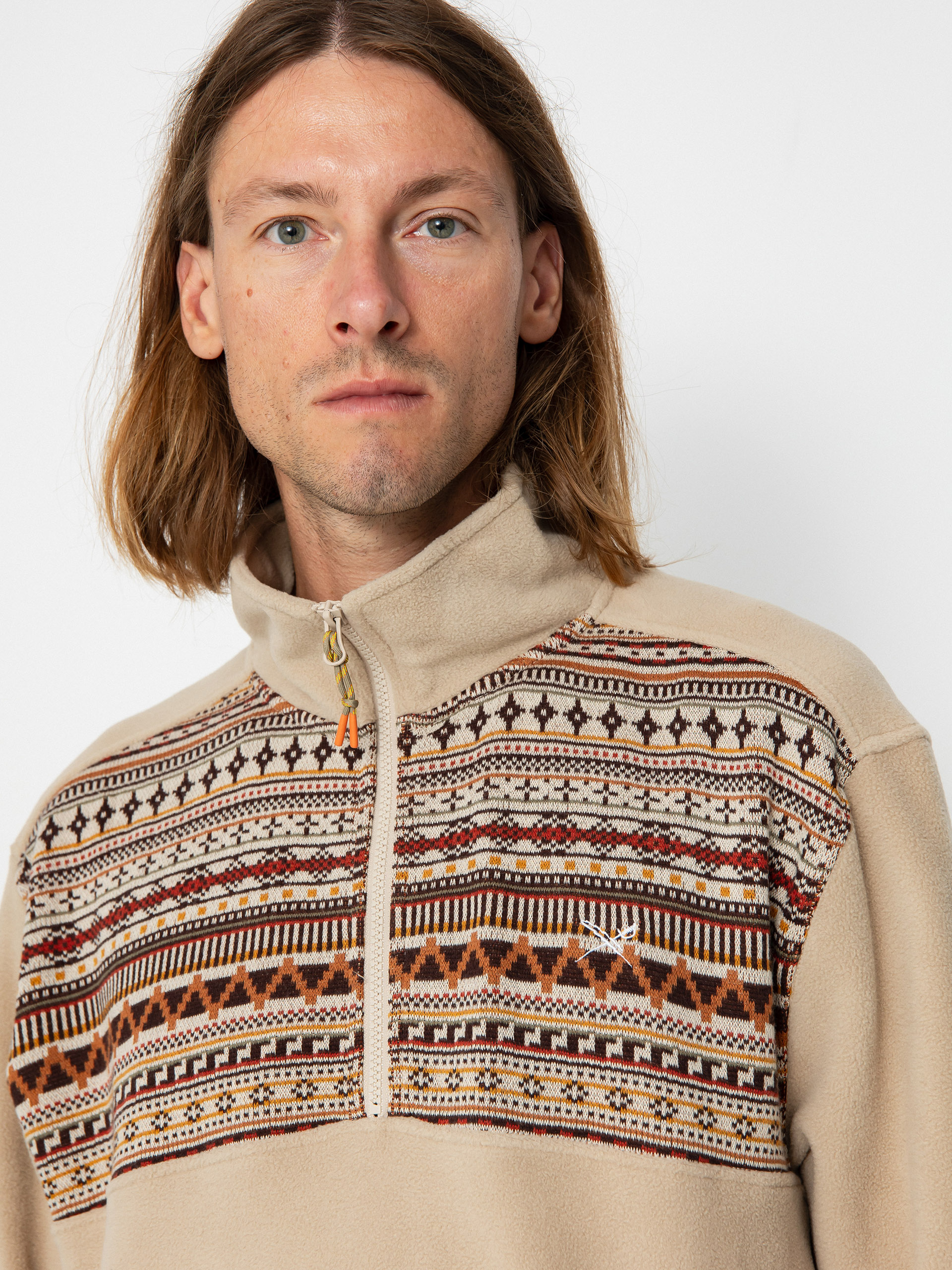 Чоловічий Флісовий светр Iriedaily Kneece (khaki)