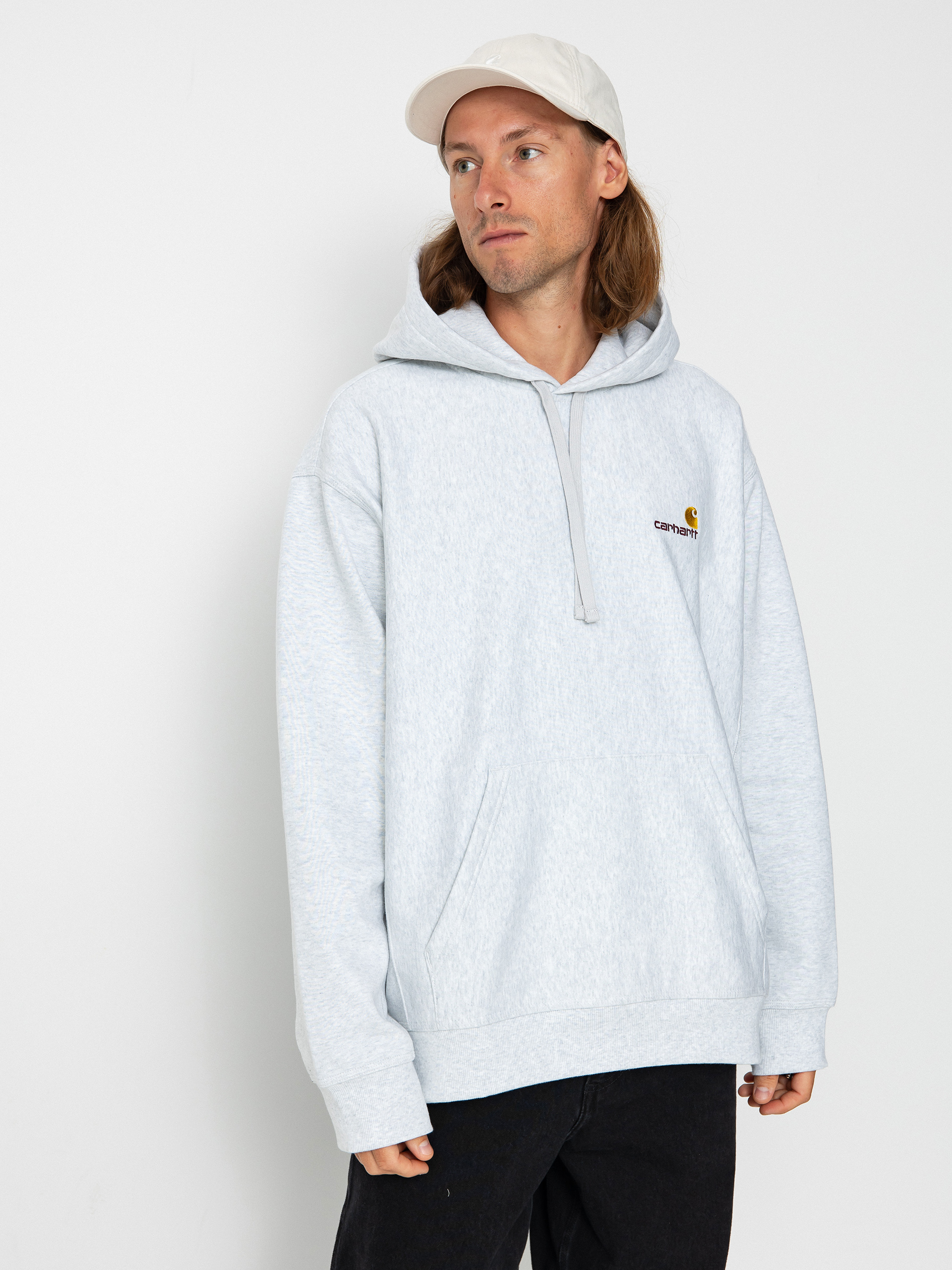 u0425u0443u0434u0456 Carhartt WIP American Script HD (ash heather)