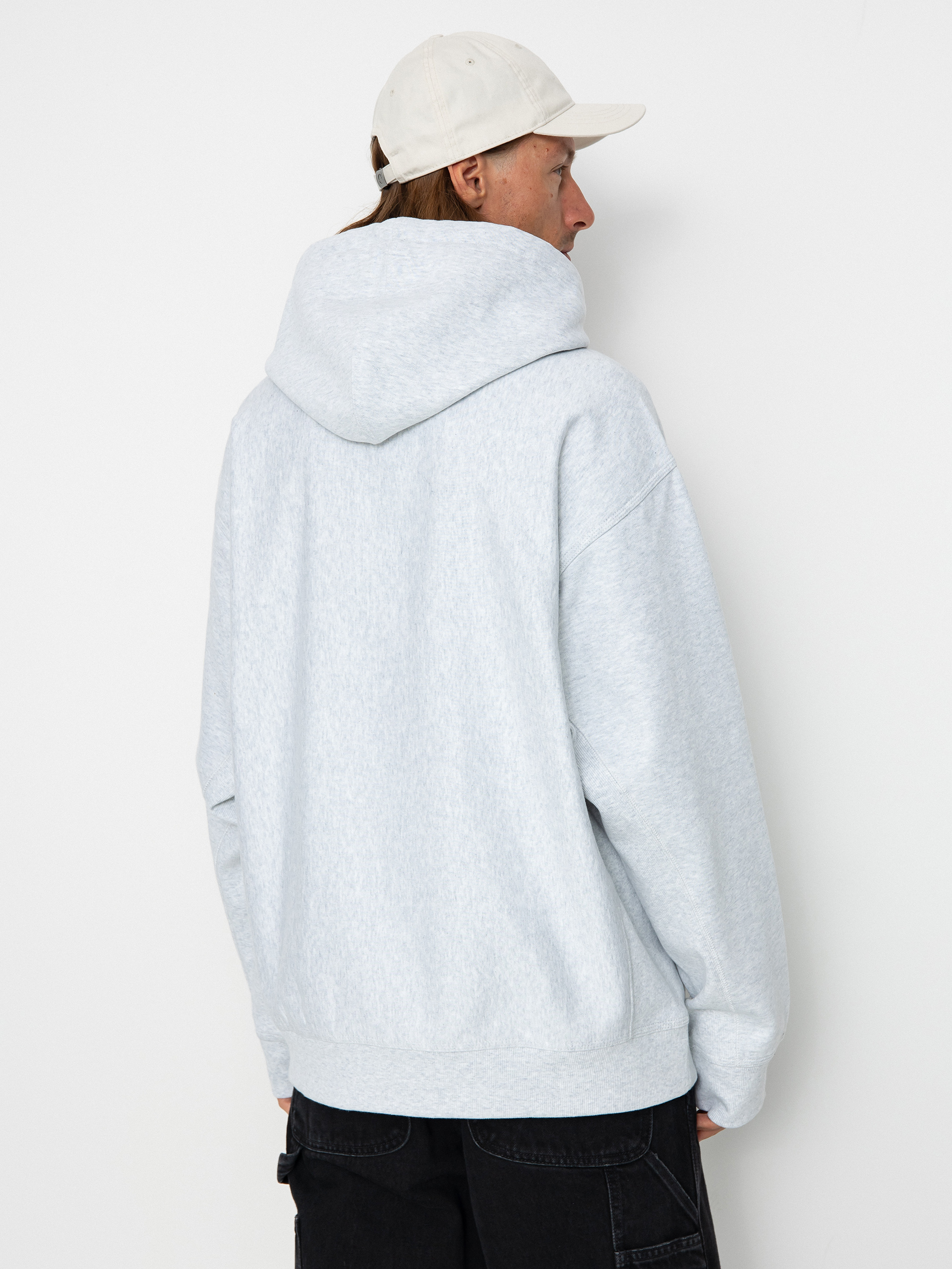 Худі Carhartt WIP American Script HD (ash heather)