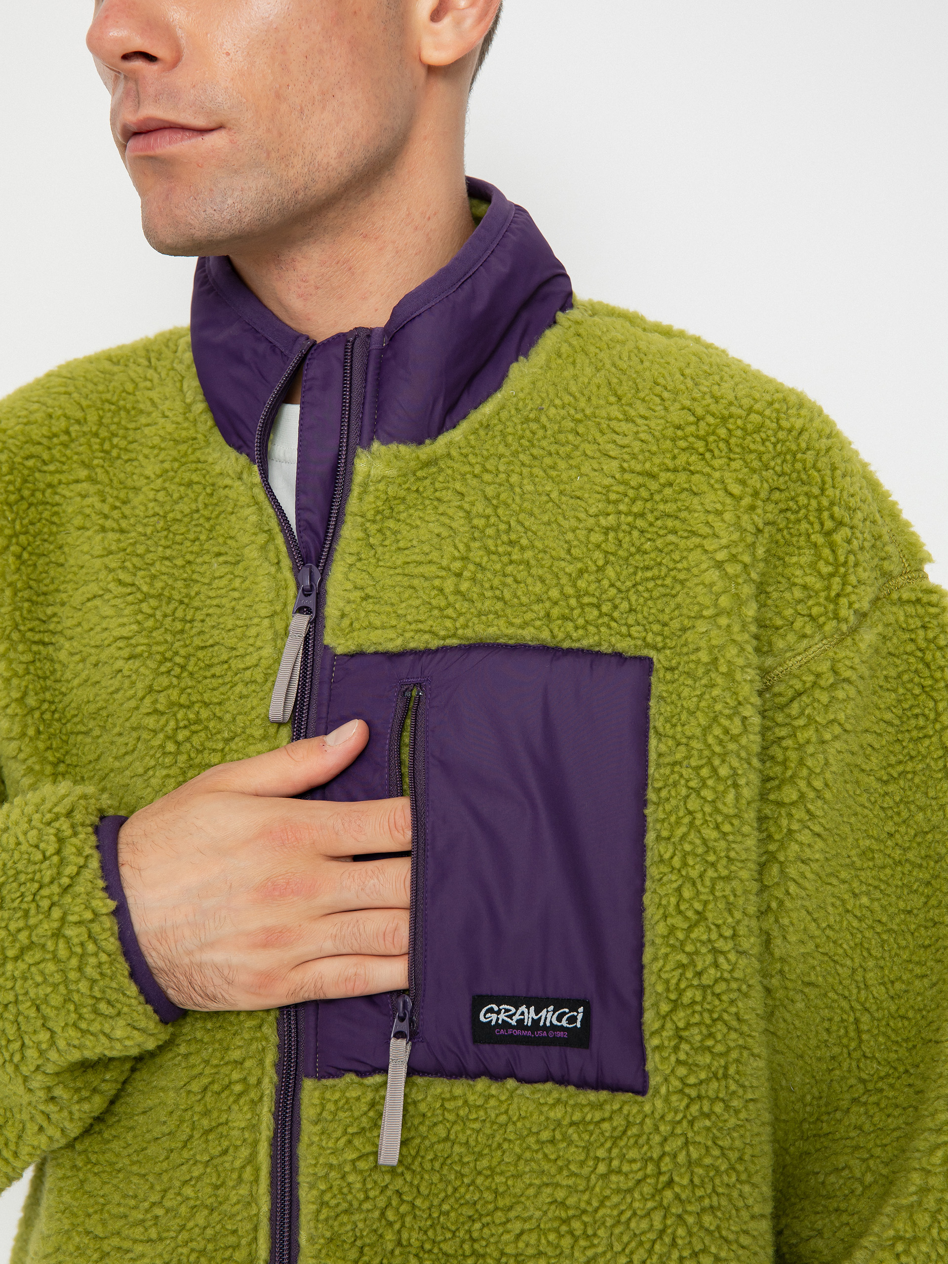 Куртка Gramicci Sherpa (dusted lime)