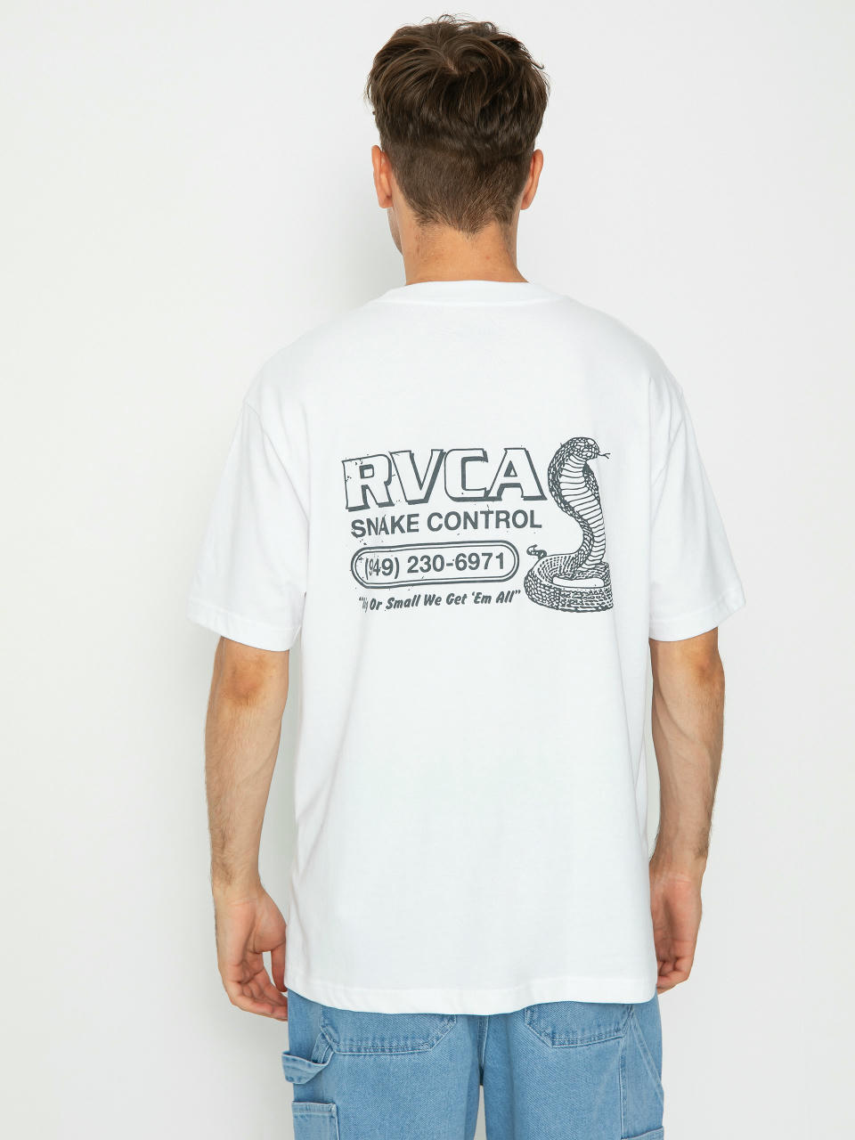 Футболка RVCA Snake Contro (white)