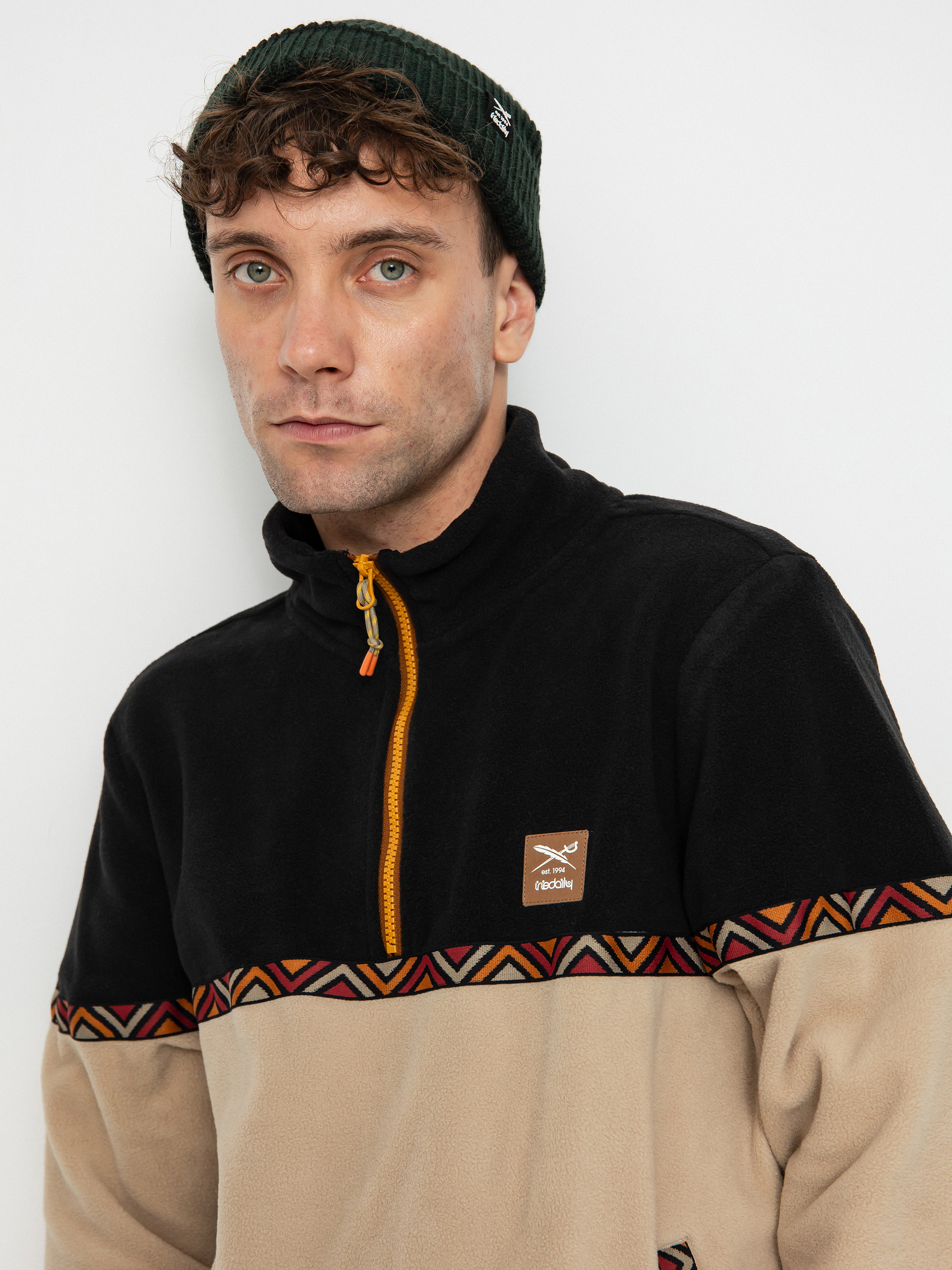 Чоловічий Флісовий светр Iriedaily Monte Noe (khaki)