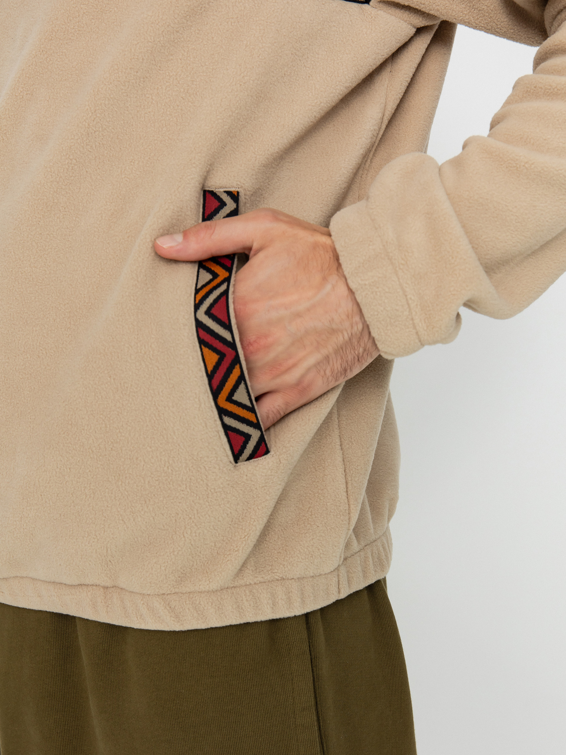 Чоловічий Флісовий светр Iriedaily Monte Noe (khaki)