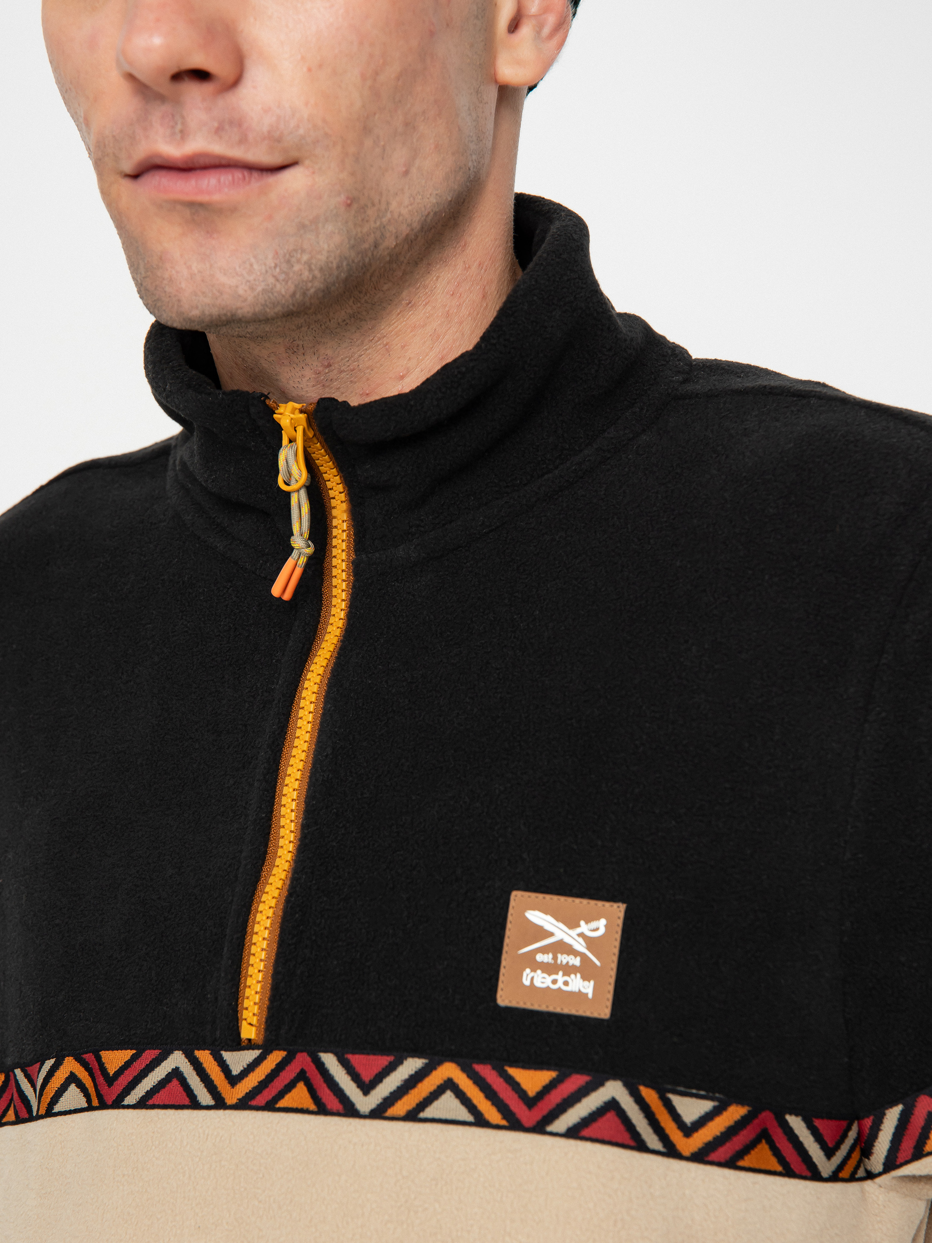 Чоловічий Флісовий светр Iriedaily Monte Noe (khaki)