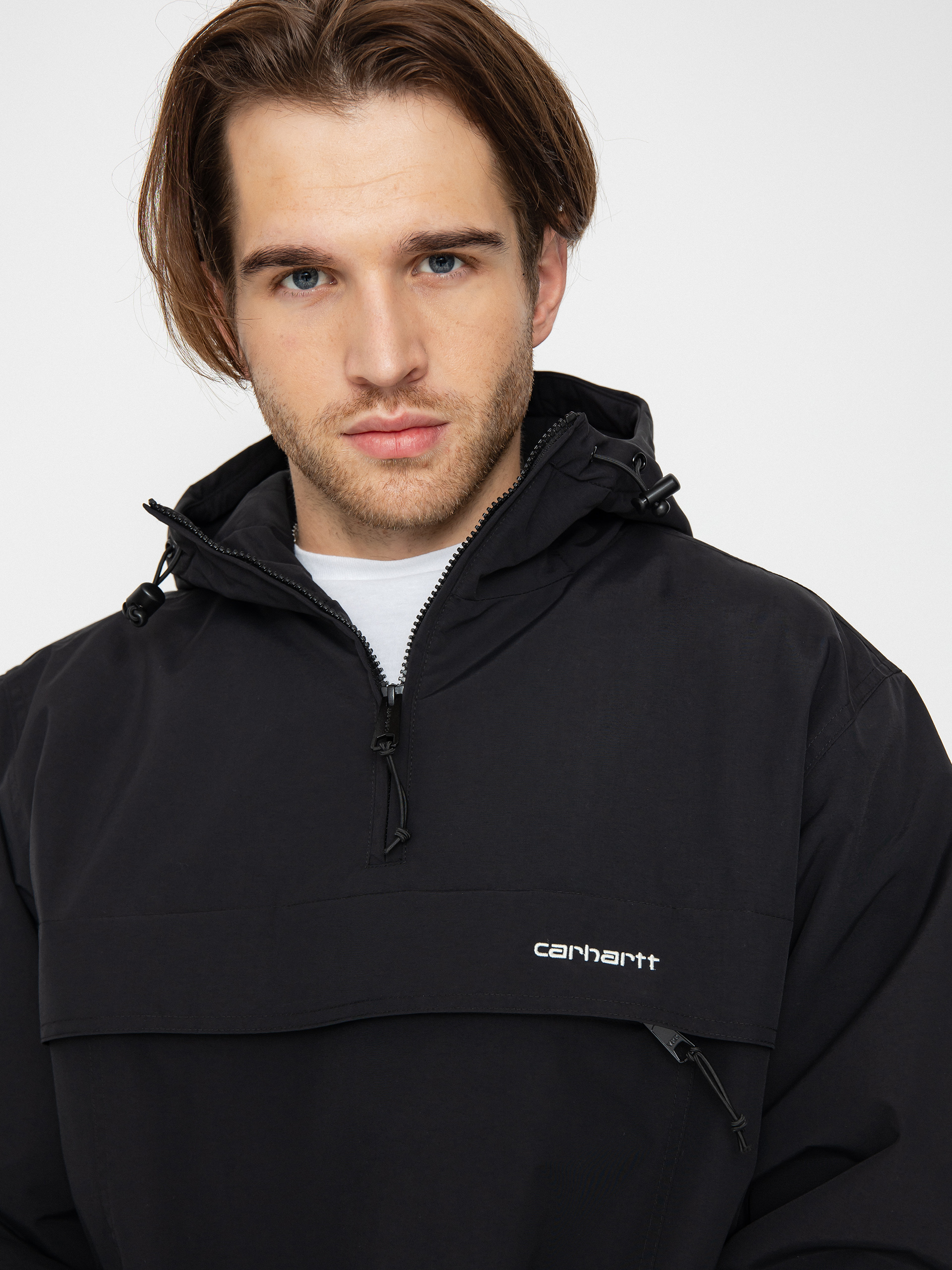 Куртка Carhartt WIP Windbreaker Pullover (black/white)