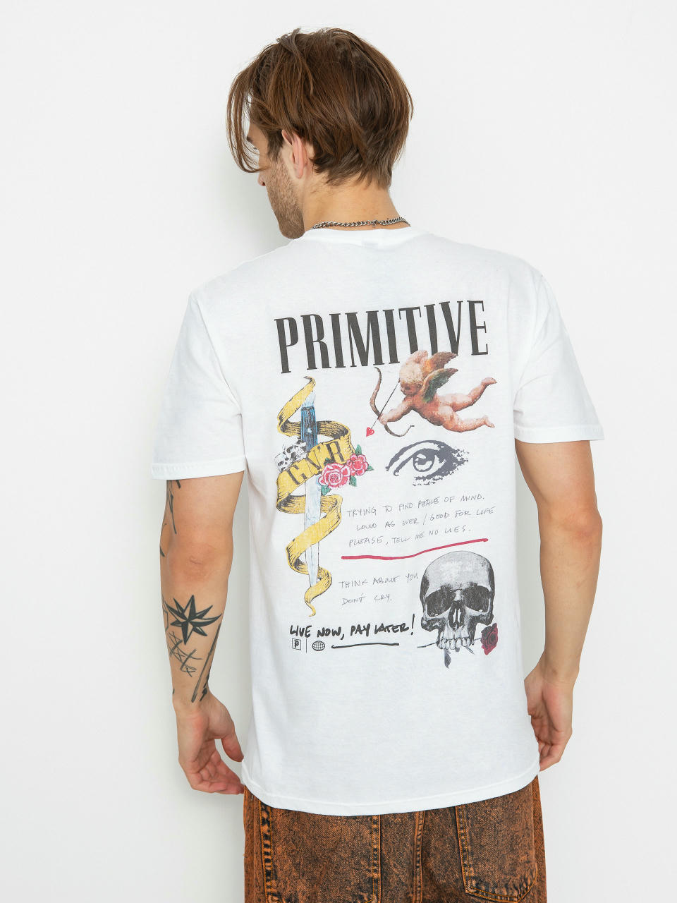 Футболка Primitive X Guns N' Roses Dont Cry (white)