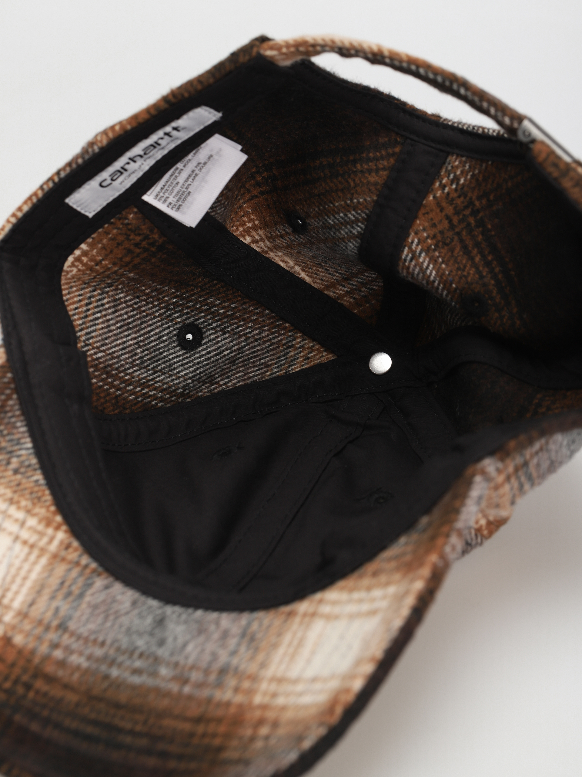 Кепка Carhartt WIP Moreau (moreau check deep h brown/black)